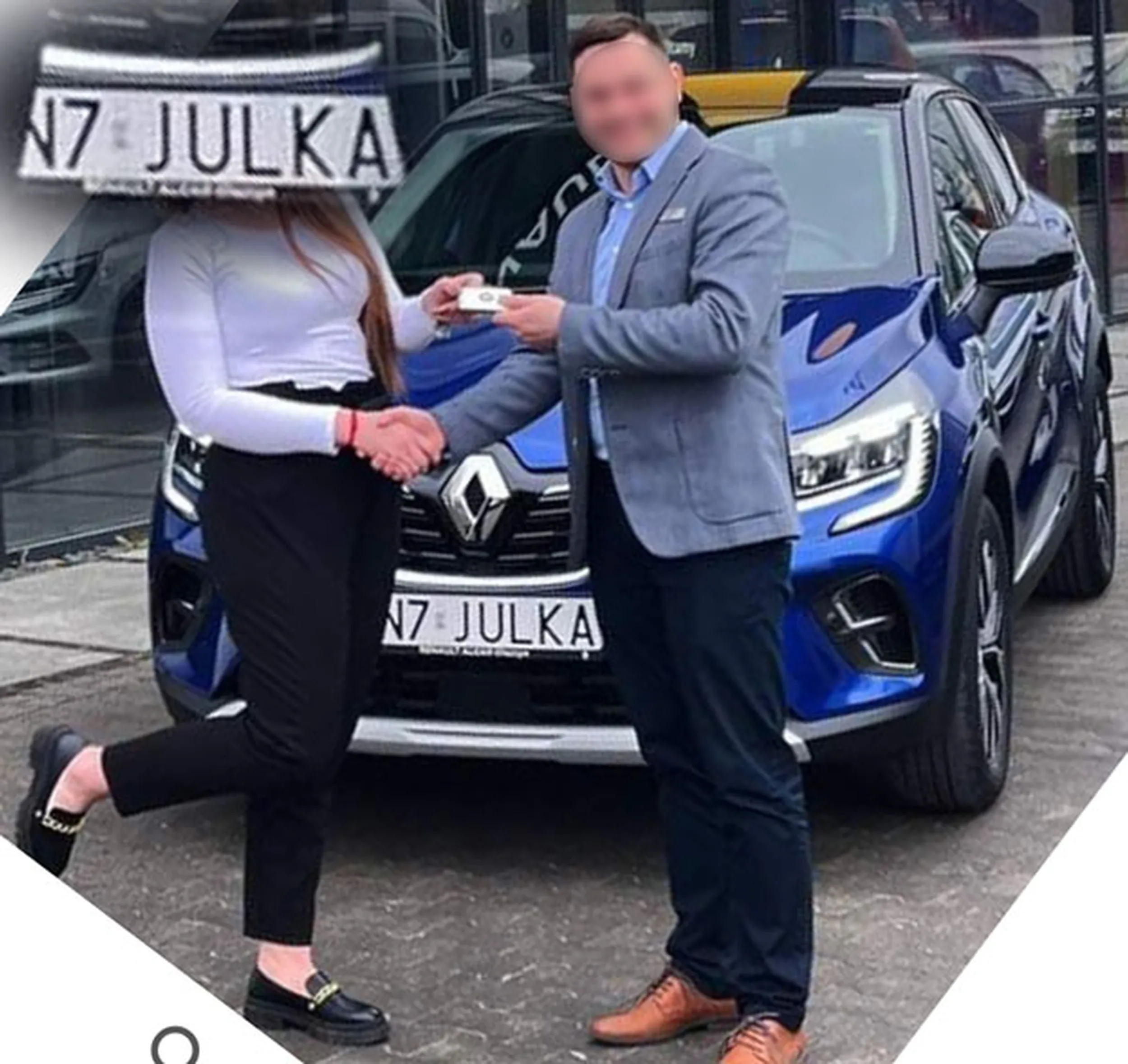 Fajny numer, blacha N7 JULKA