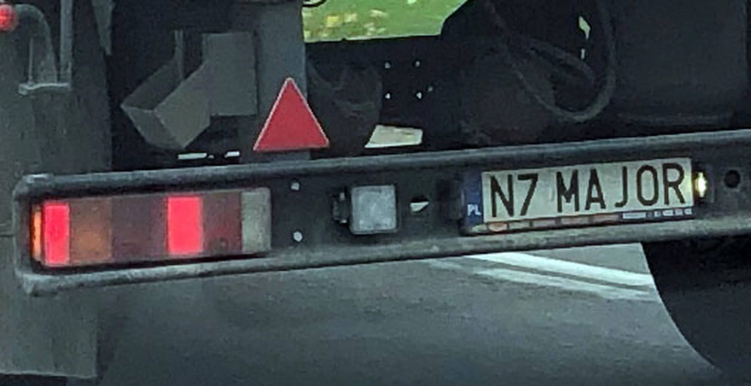 Fajny numer, blacha N7 MAJOR