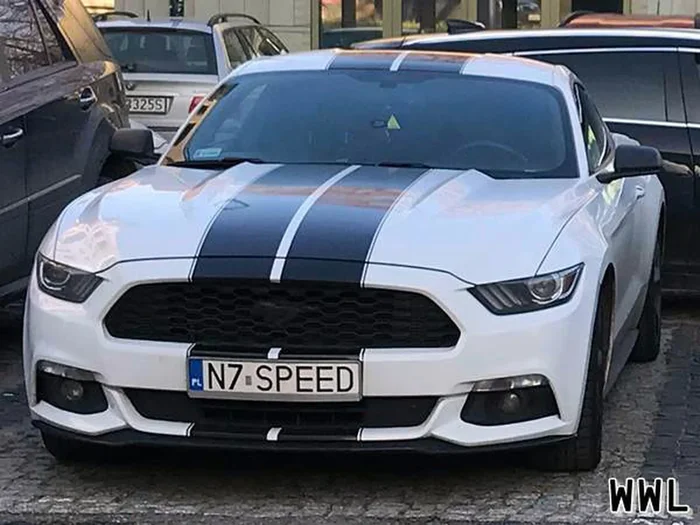 Fajny numer, blacha N7 SPEED