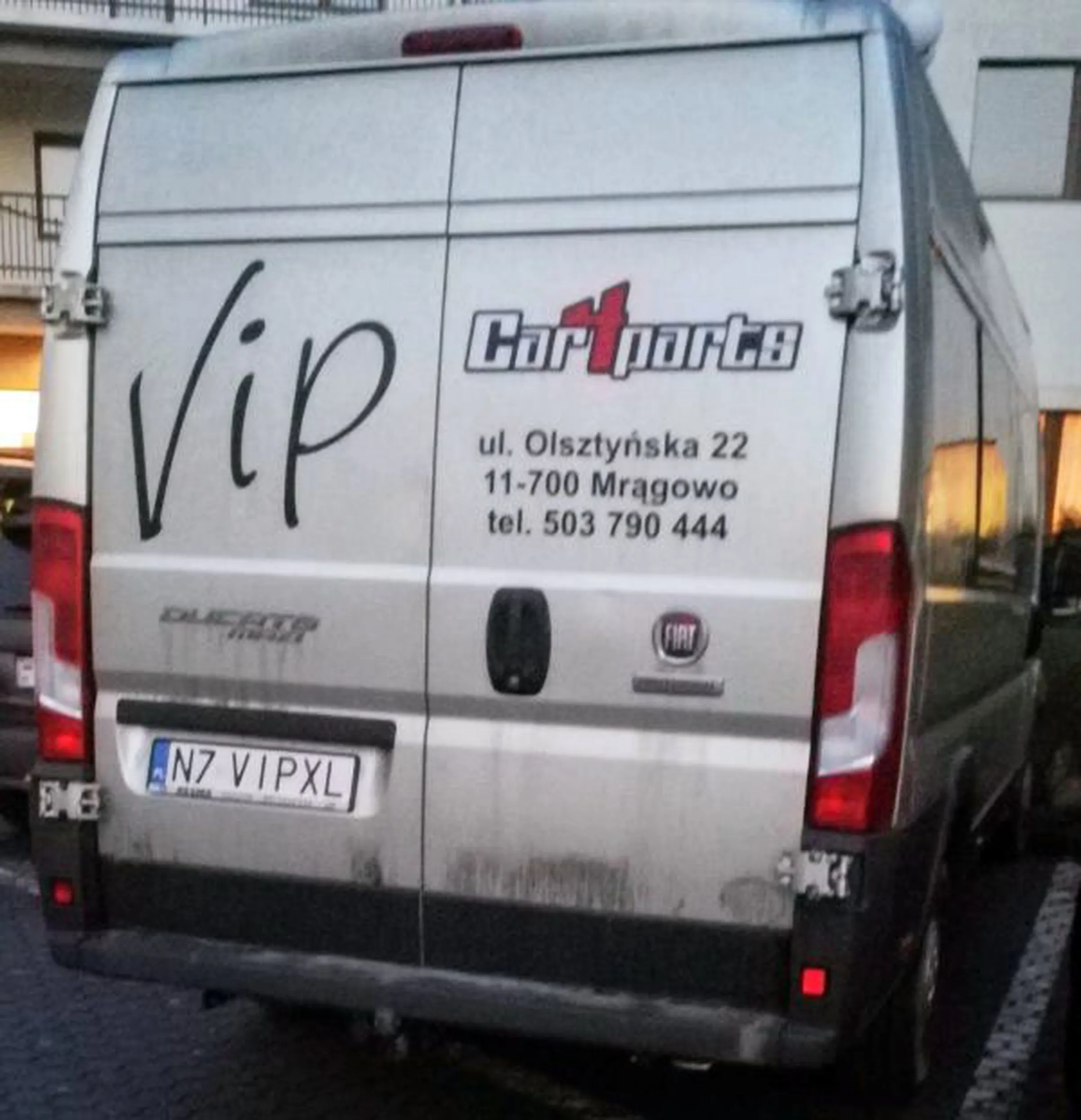 Fajny numer, blacha N7 VIPXL