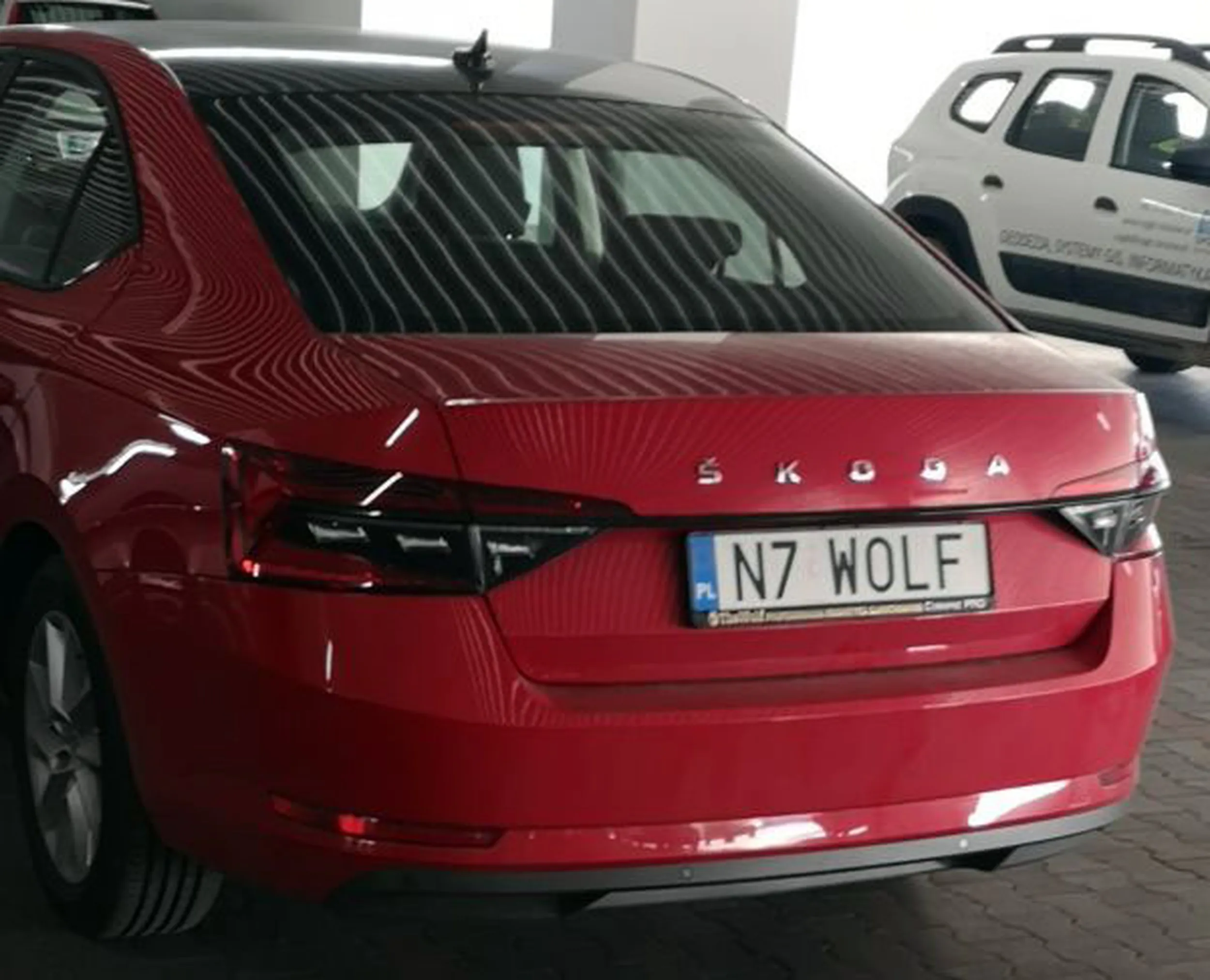 Fajny numer, blacha N7 WOLF