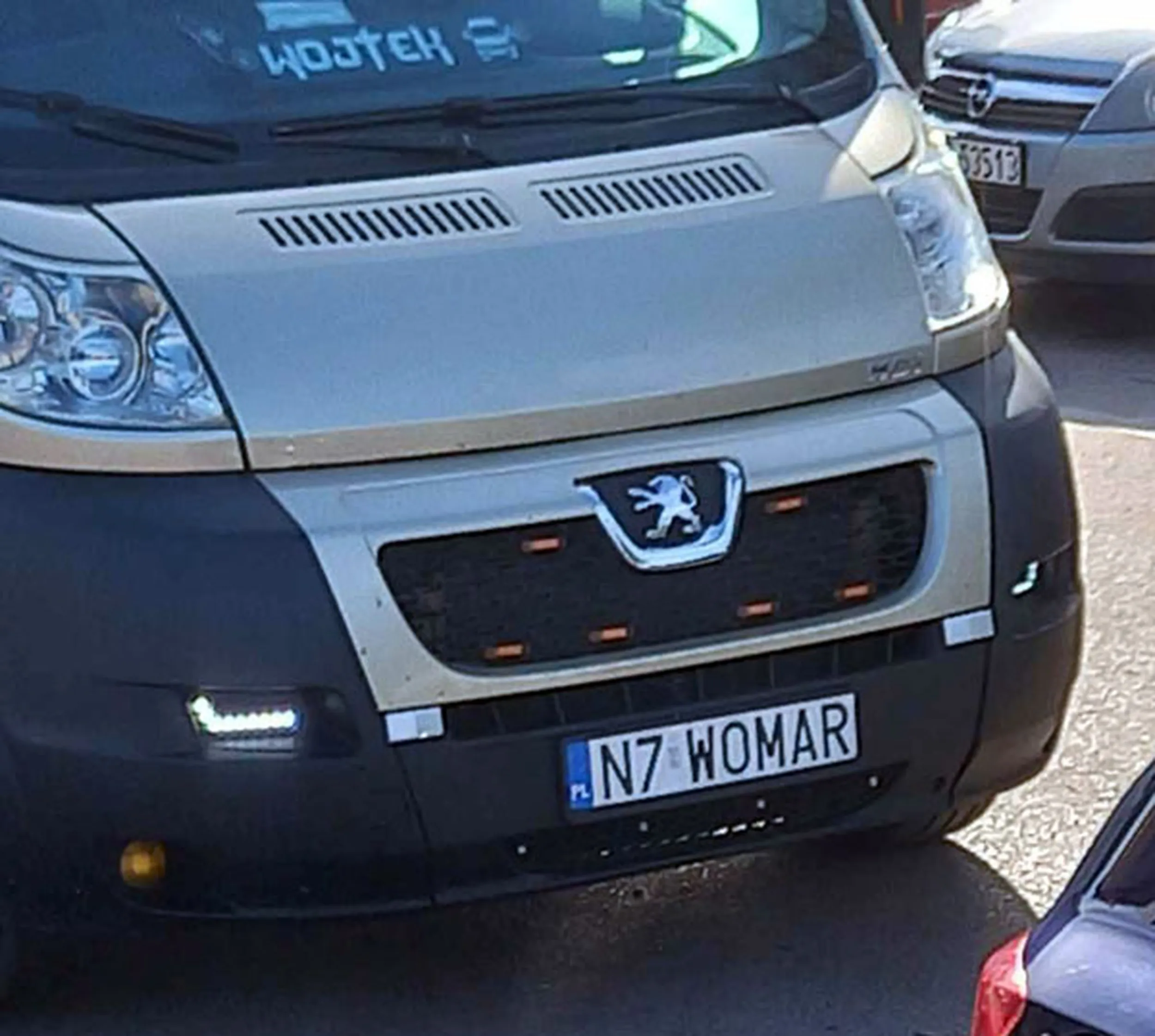 Fajny numer, blacha N7 WOMAR