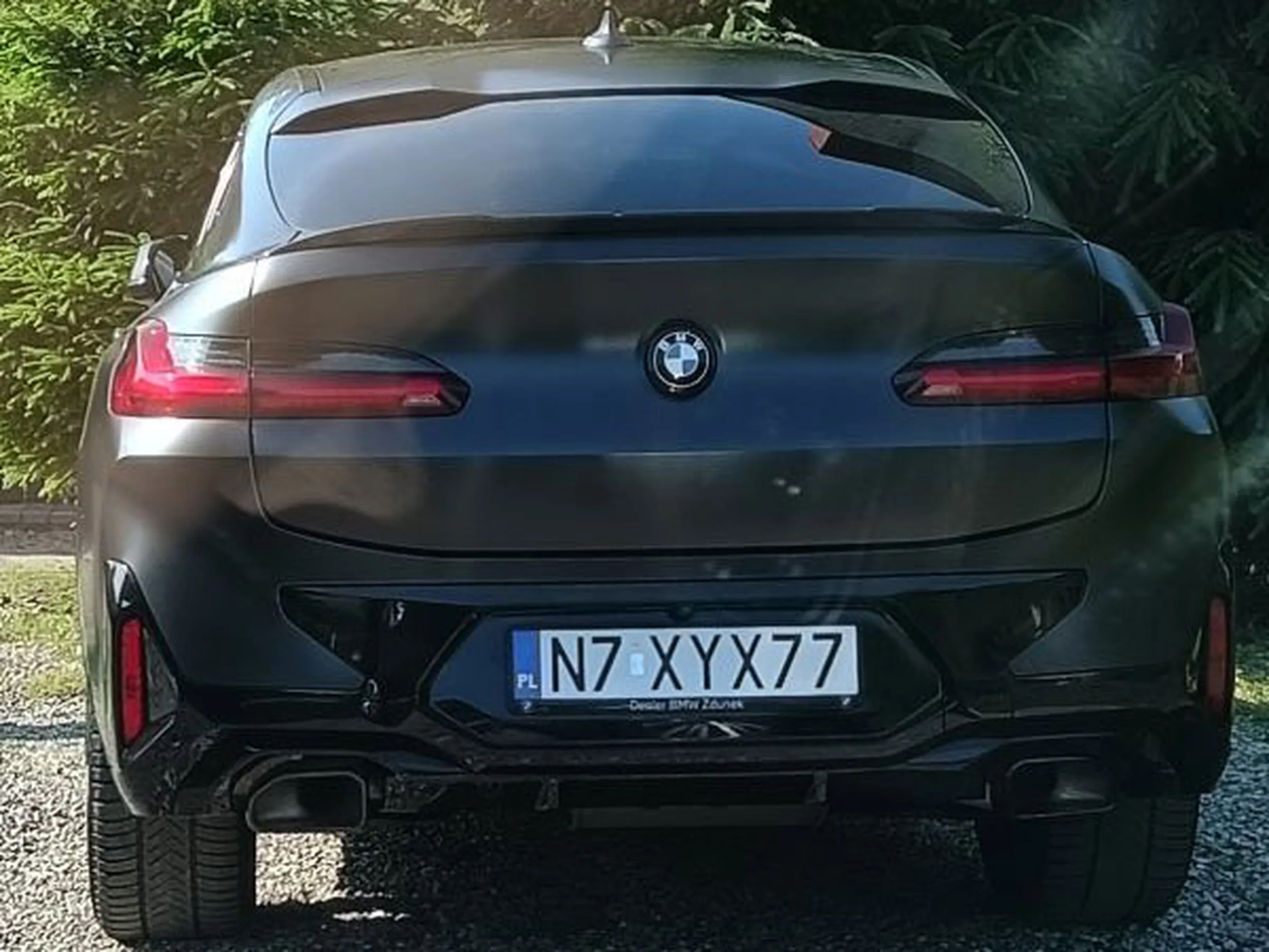 Fajny numer, blacha N7 XYX77