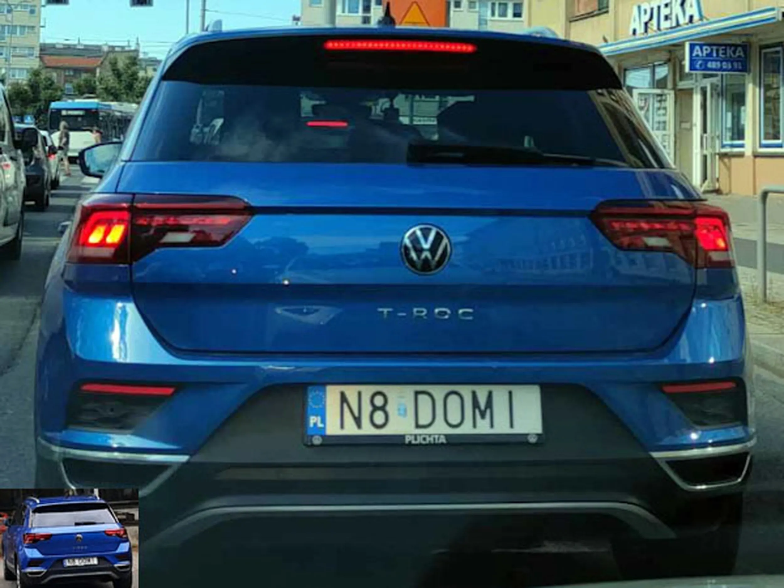 Fajny numer, blacha N8 DOMI