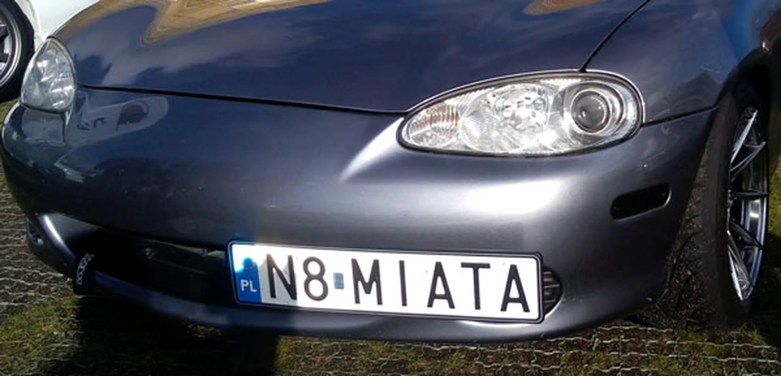 Fajny numer, blacha N8 MIATA