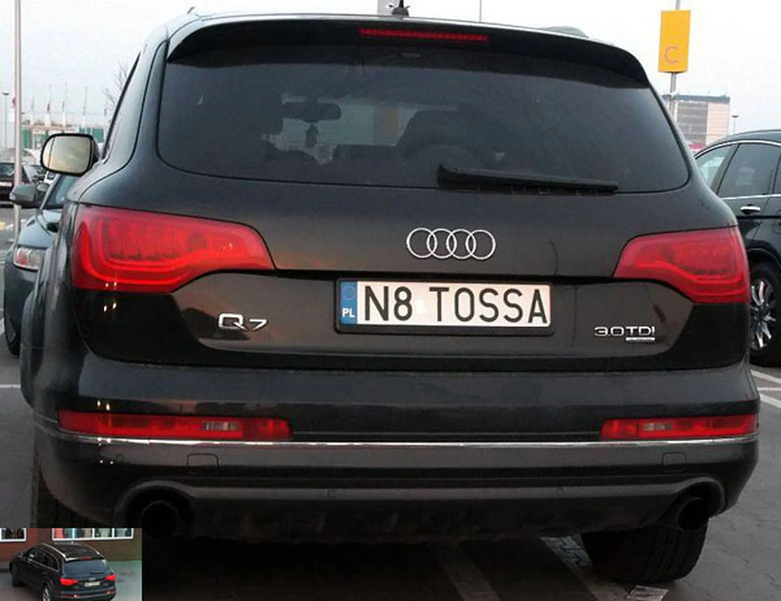 Fajny numer, blacha N8 TOSSA