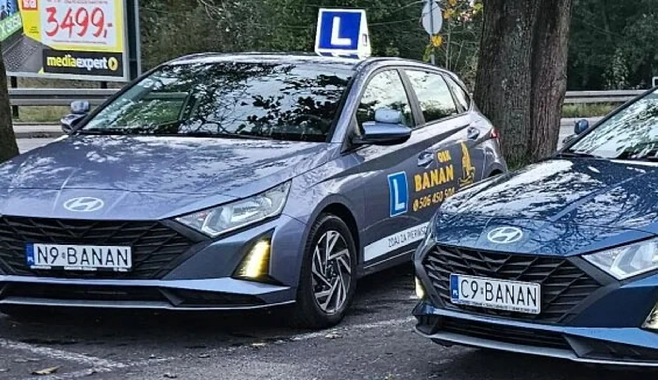 Fajny numer, blacha N9 BANAN