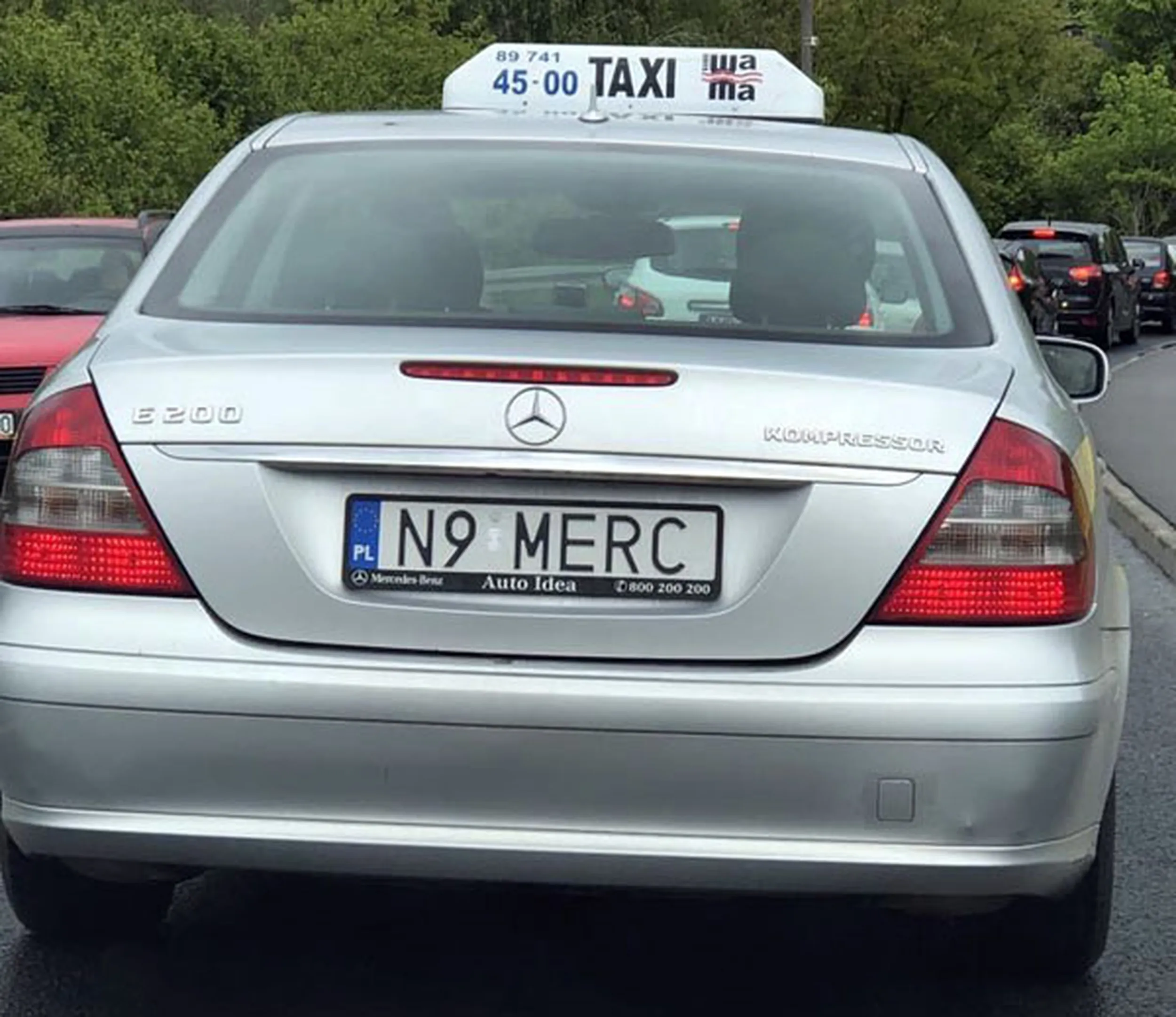 Fajny numer, blacha N9 MERC