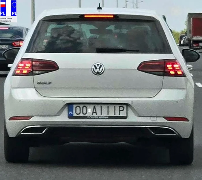 Fajny numer, blacha O0 AIIIP