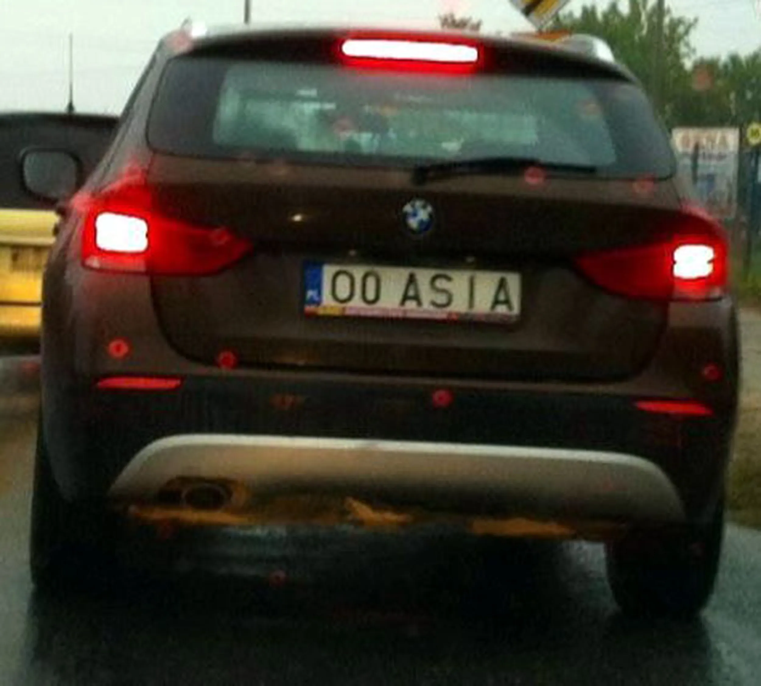 Fajny numer, blacha O0 ASIA