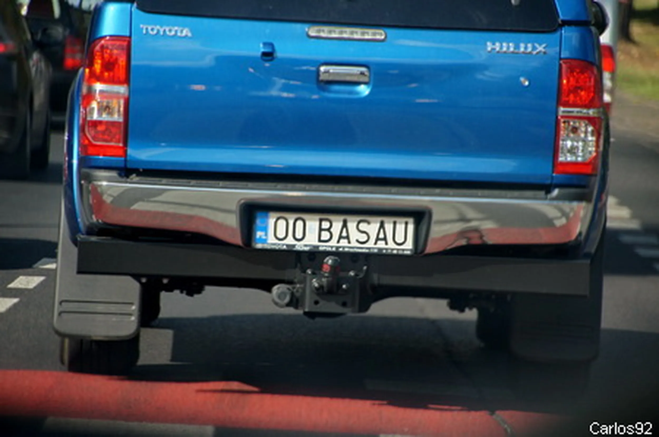 Fajny numer, blacha O0 BASAU