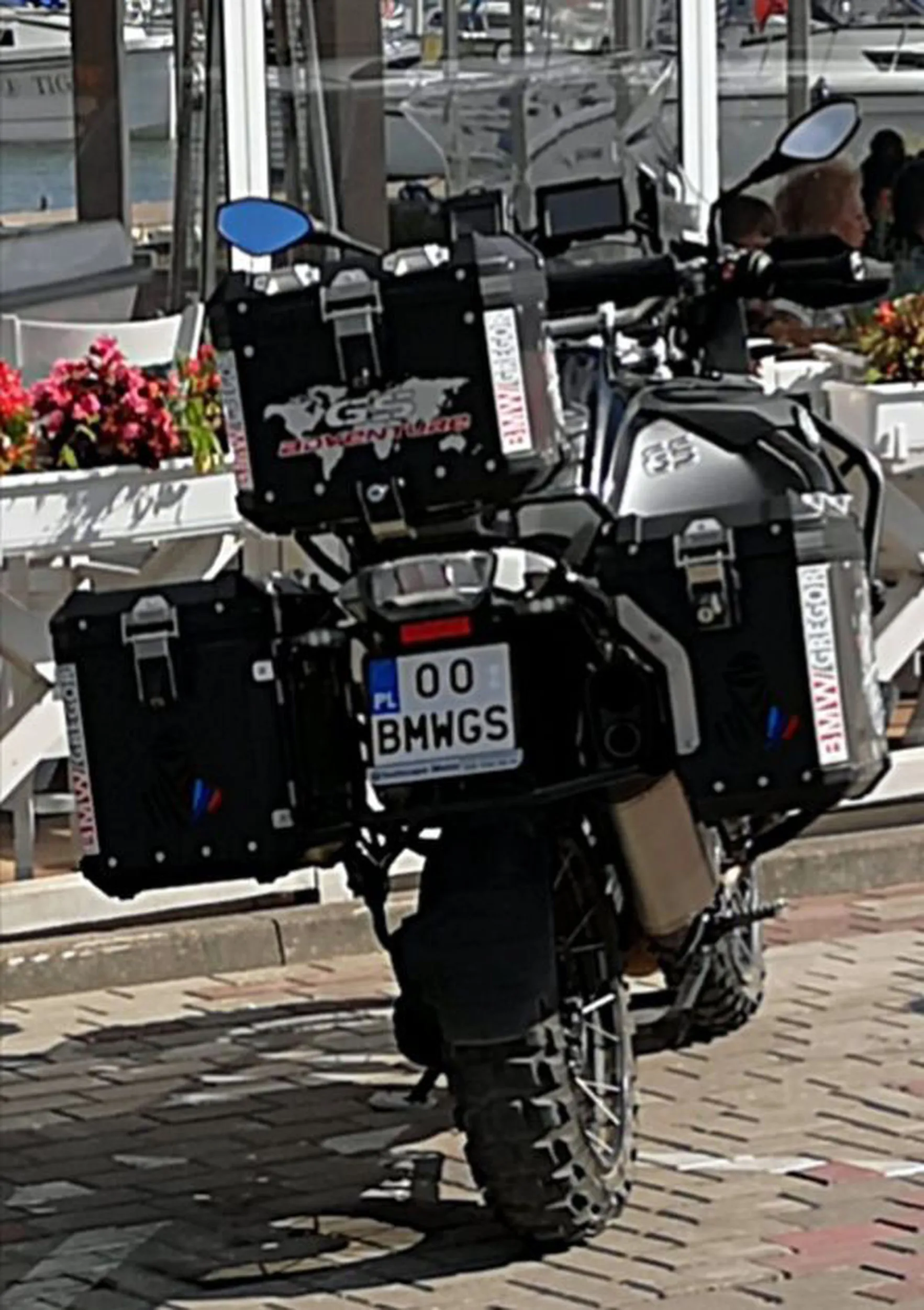 Fajny numer, blacha O0 BMWGS