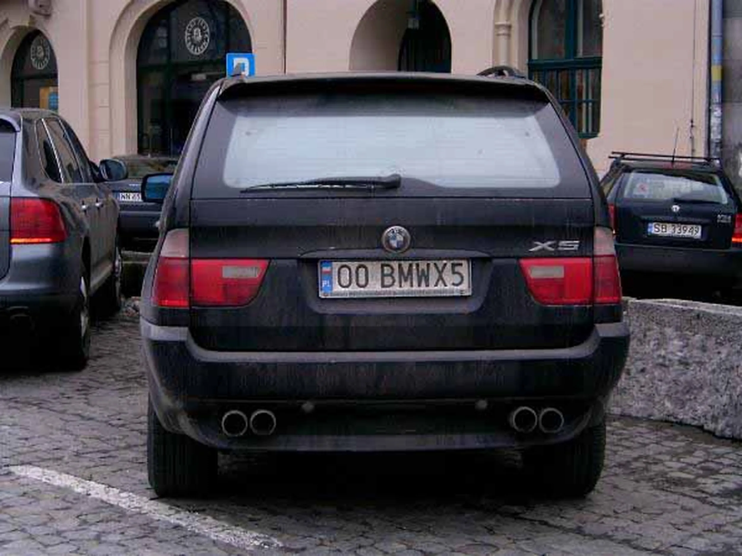 Fajny numer, blacha O0 BMWX5