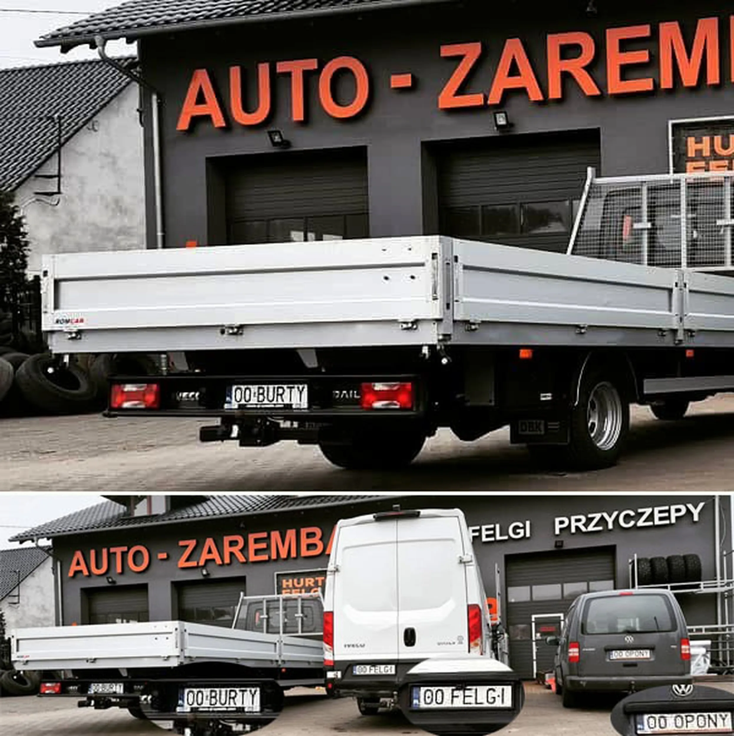 Fajny numer, blacha O0 BURTY