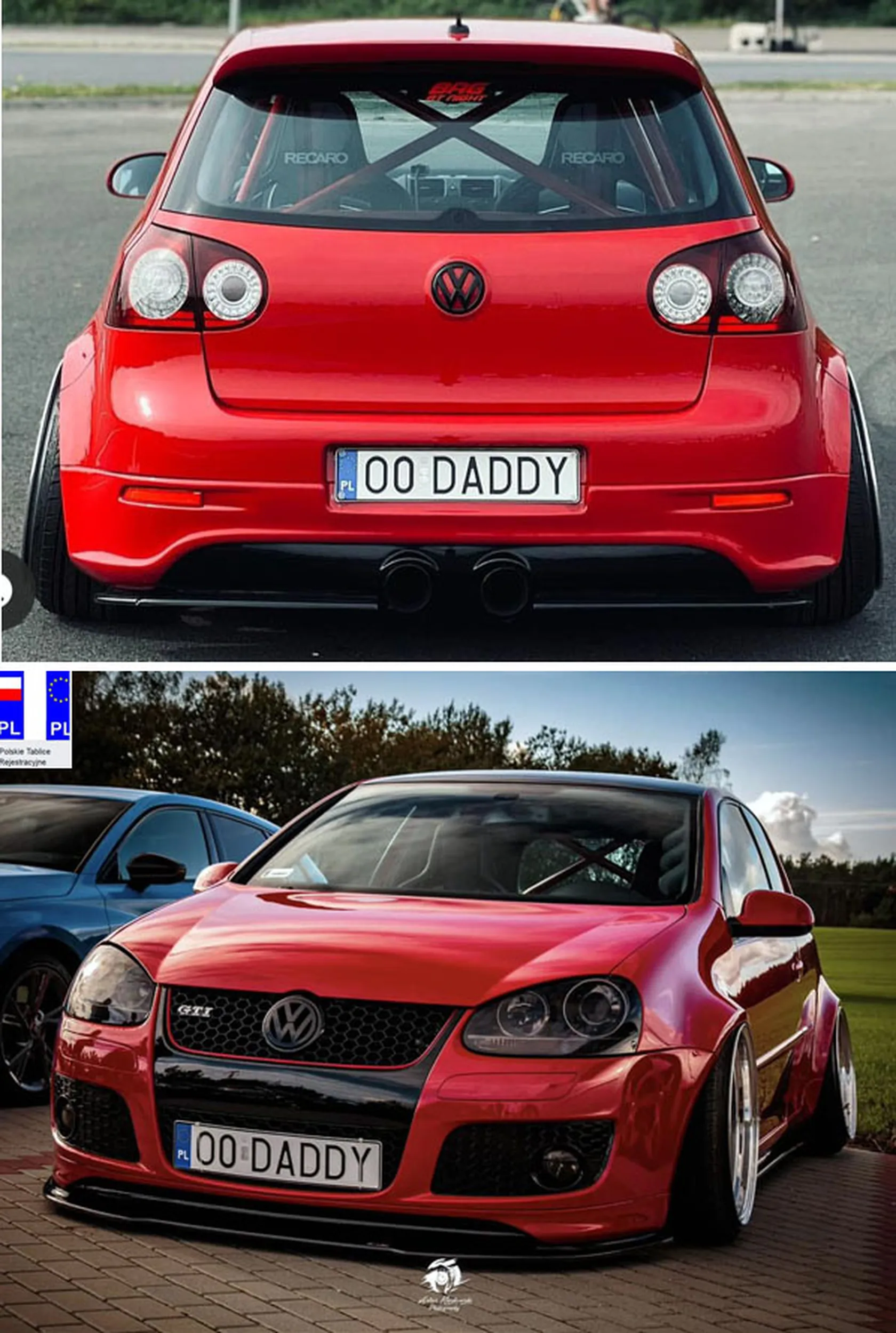 Fajny numer, blacha O0 DADDY