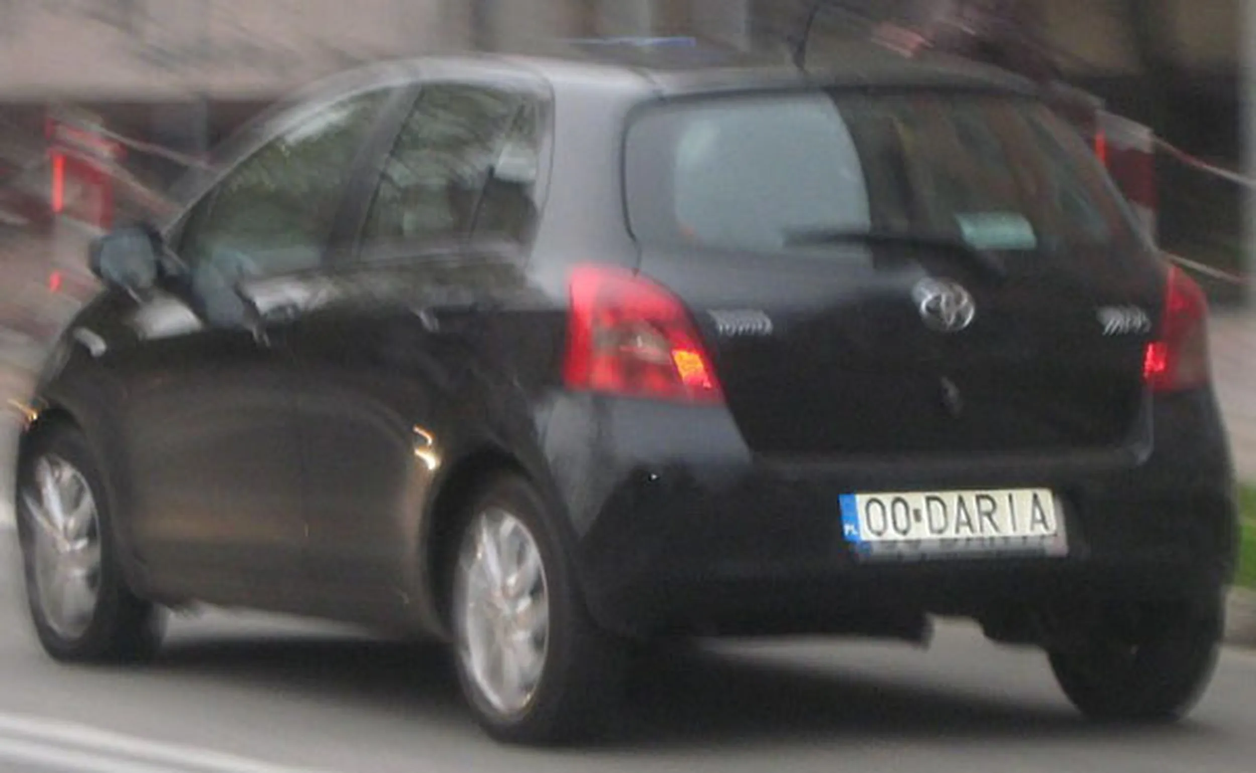 Fajny numer, blacha O0 DARIA