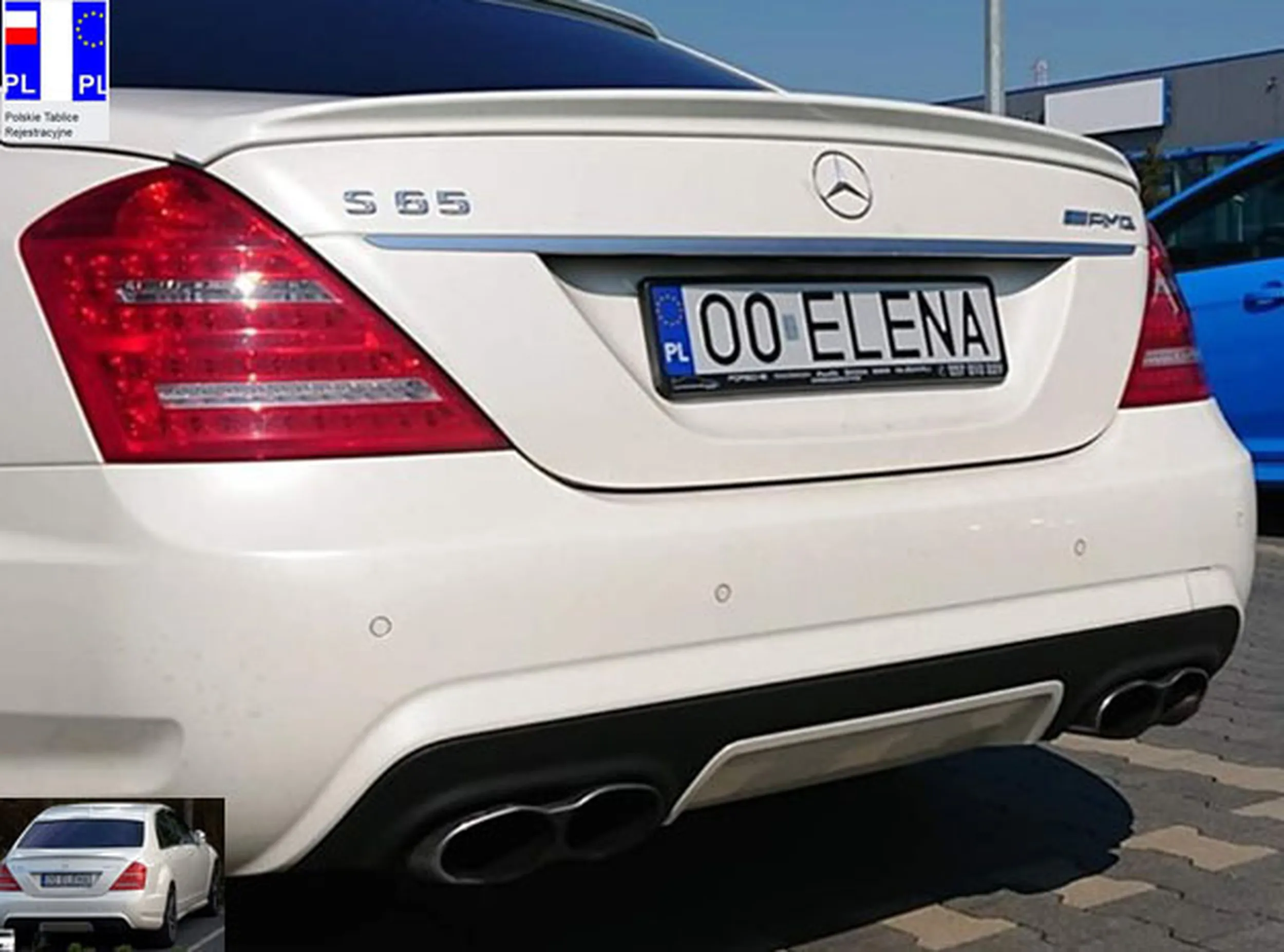 Fajny numer, blacha O0 ELENA
