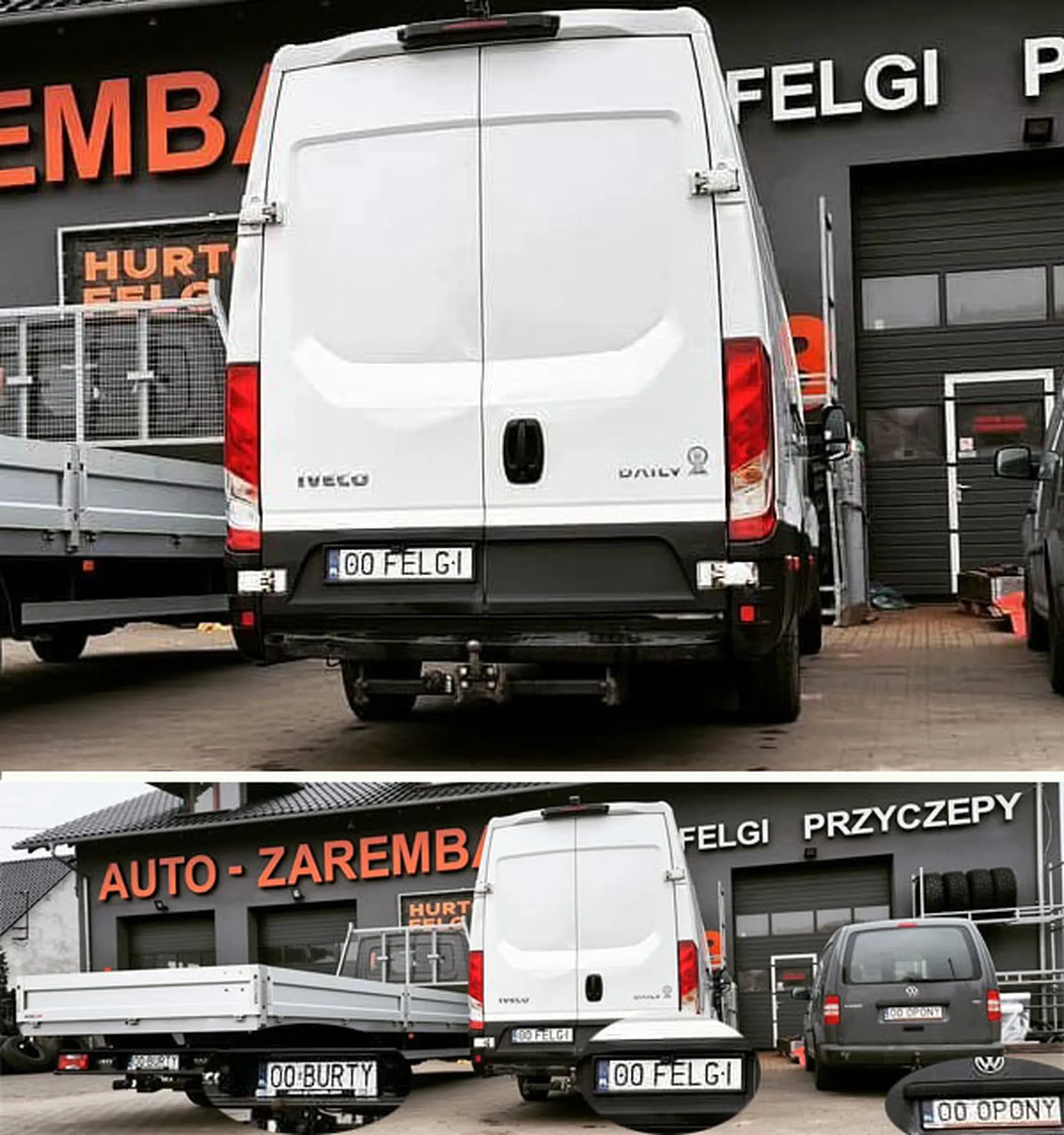 Fajny numer, blacha O0 FELGI