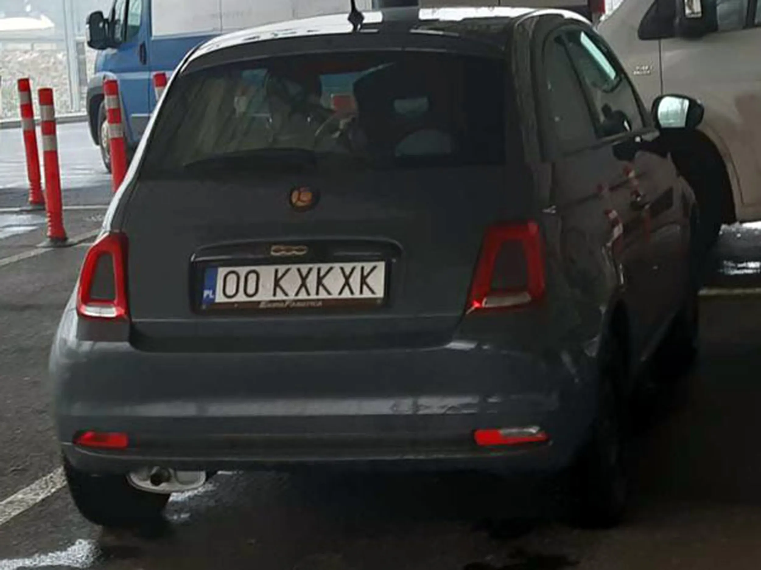 Fajny numer, blacha O0 KXKXK