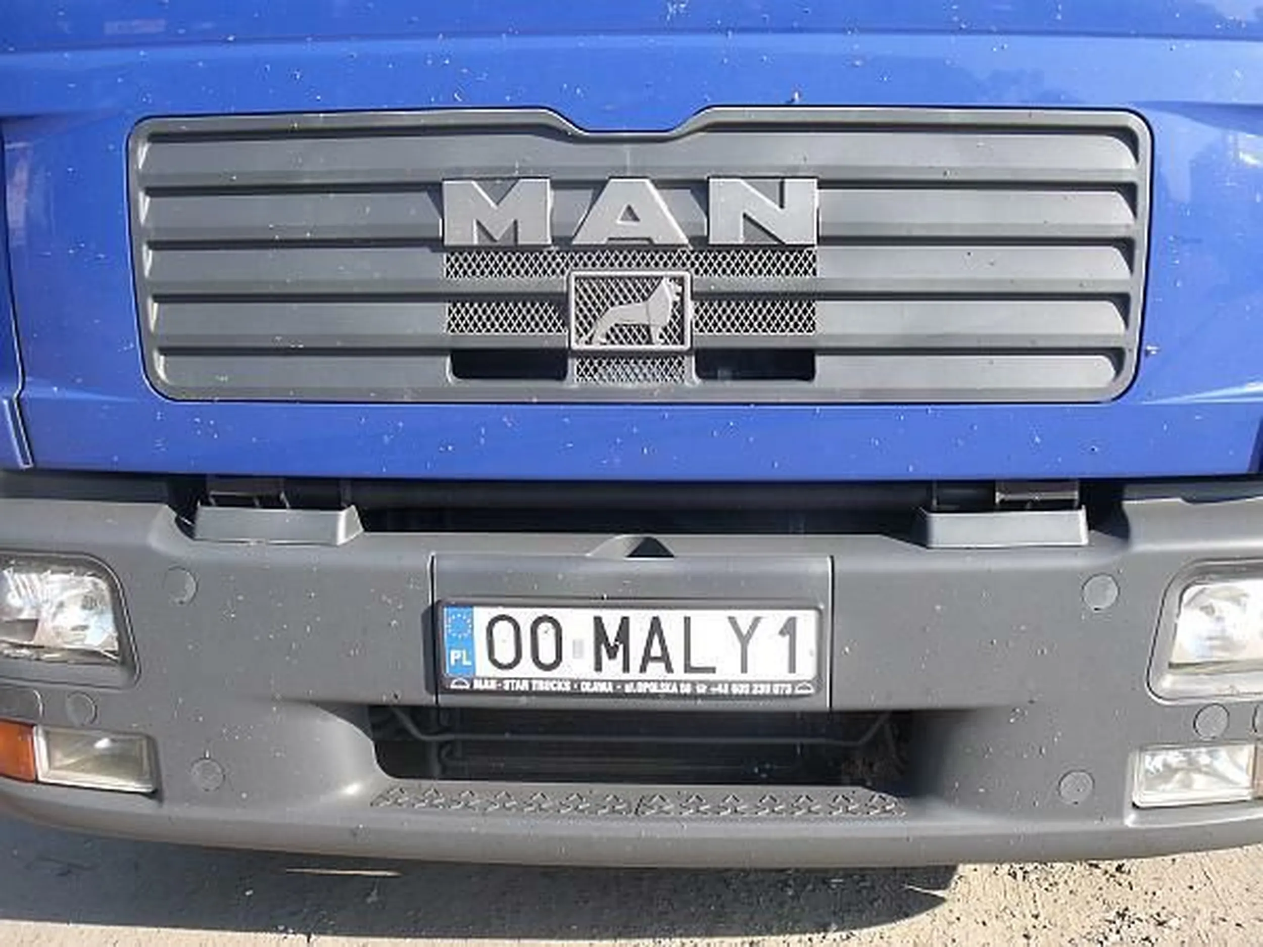 Fajny numer, blacha O0 MALY1