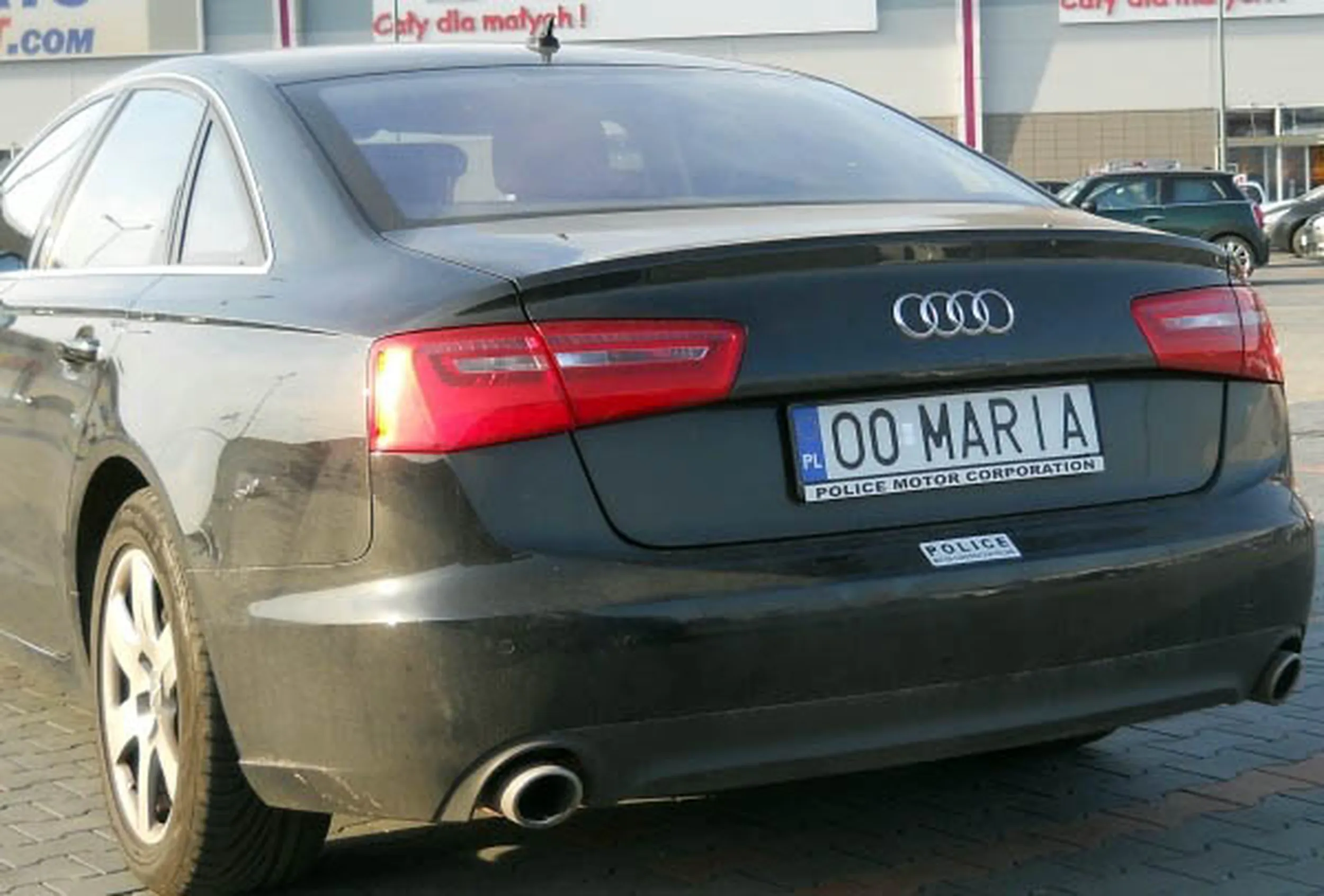 Fajny numer, blacha O0 MARIA