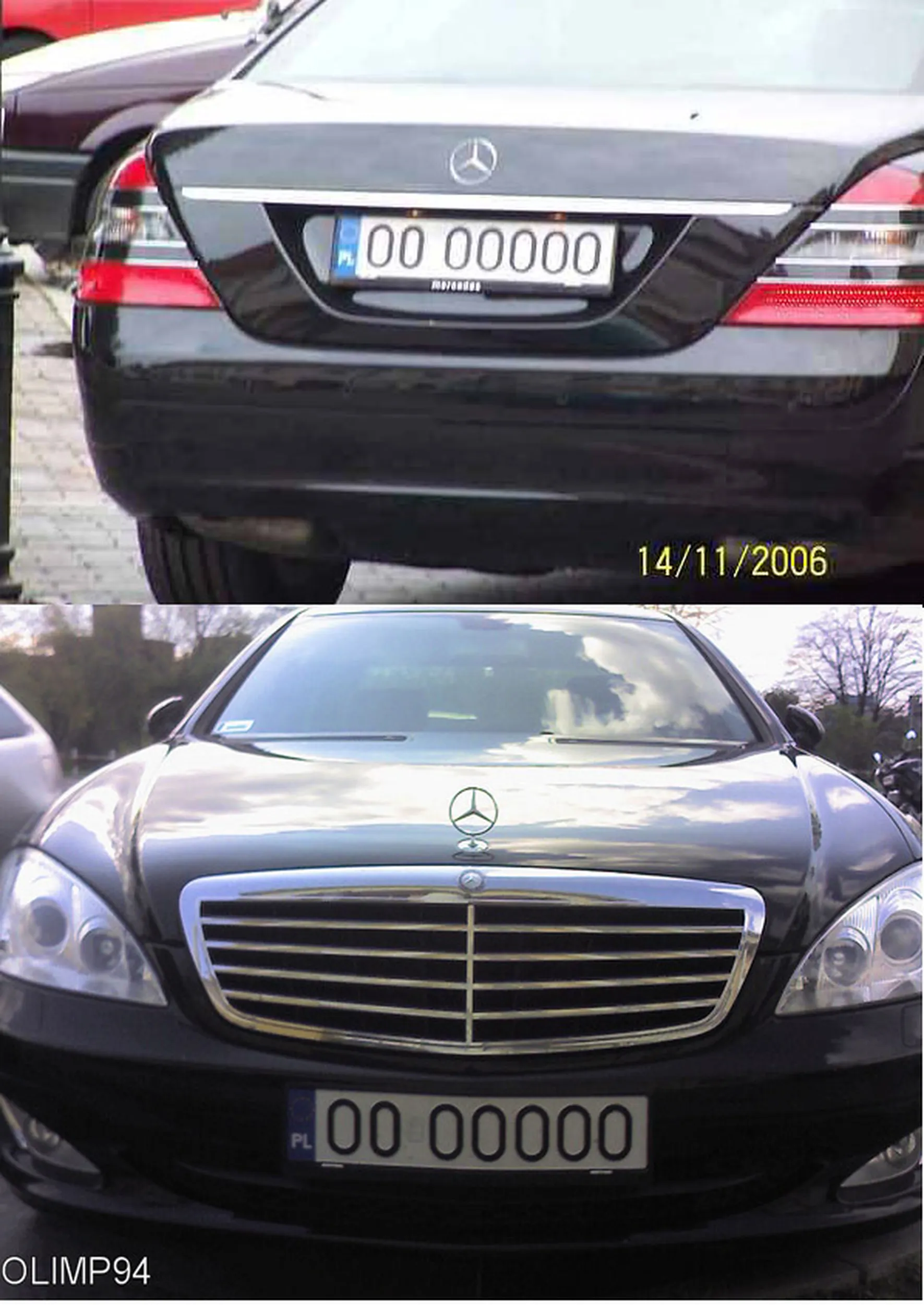 Fajny numer, blacha O0 OOOOO