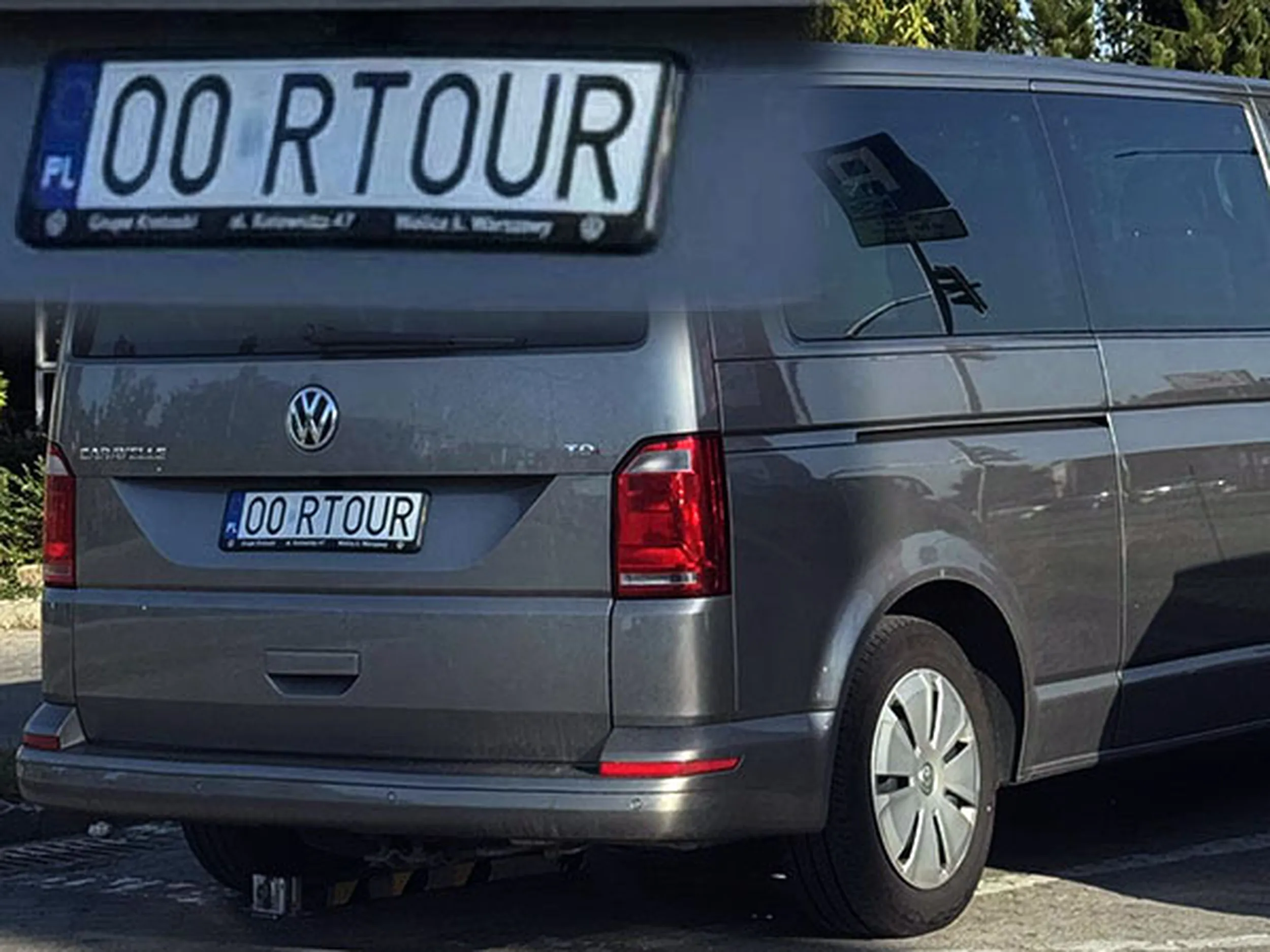 Fajny numer, blacha O0 RTOUR