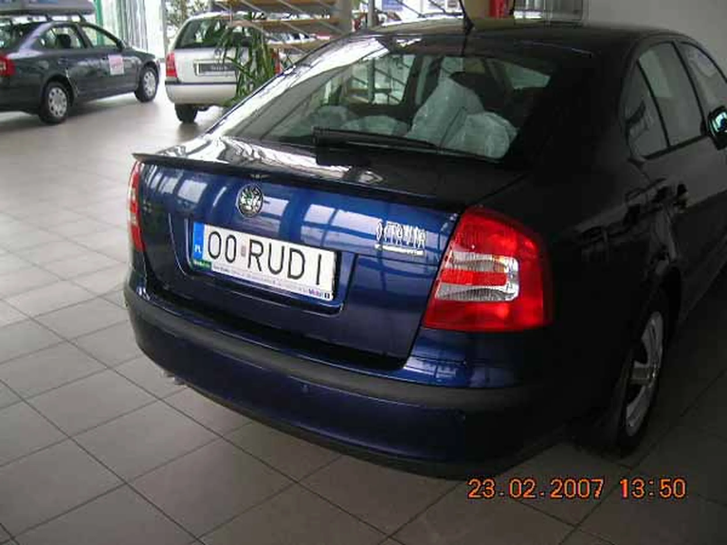 Fajny numer, blacha O0 RUDI