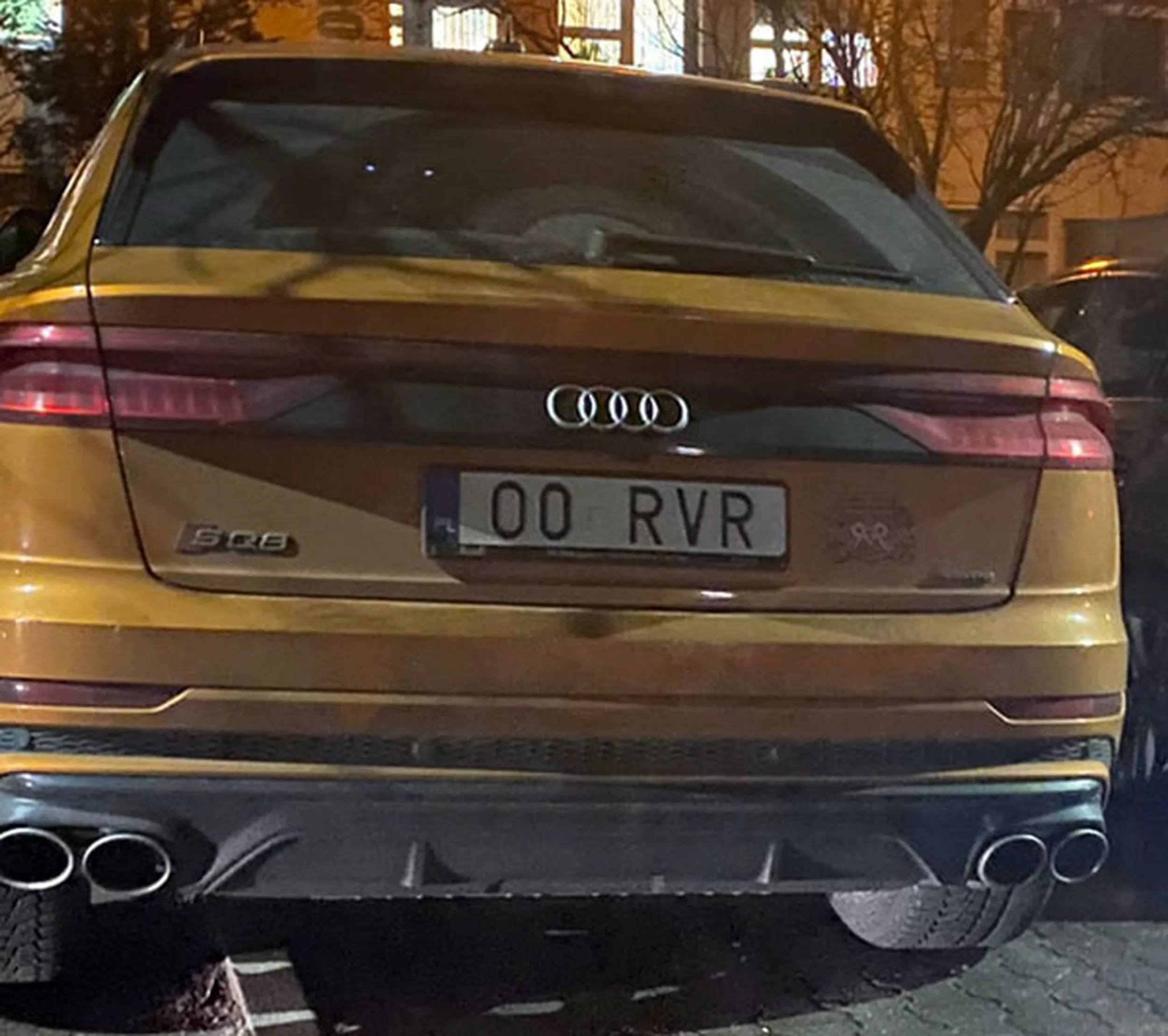 Fajny numer, blacha O0 RVR