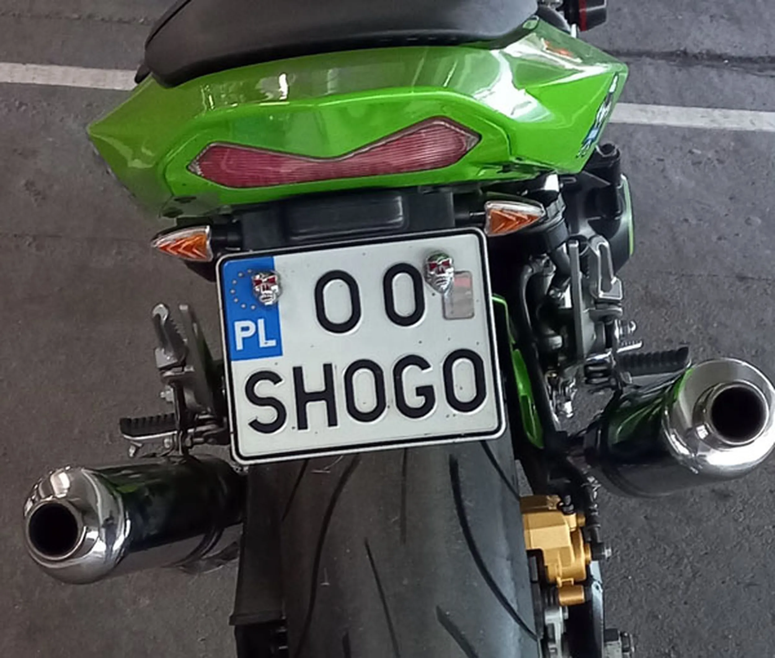 Fajny numer, blacha O0 SHOGO