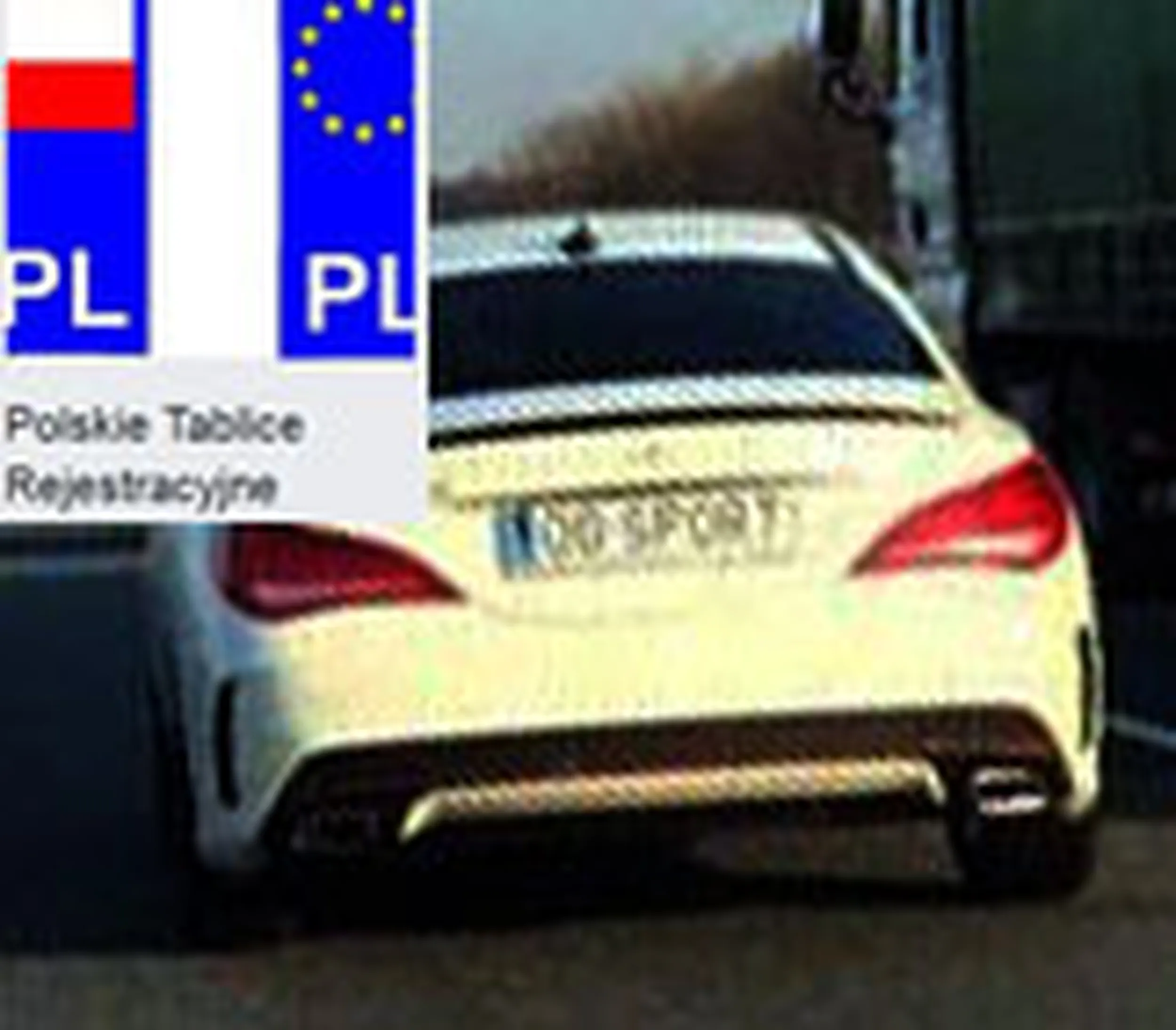 Fajny numer, blacha O0 SPORT