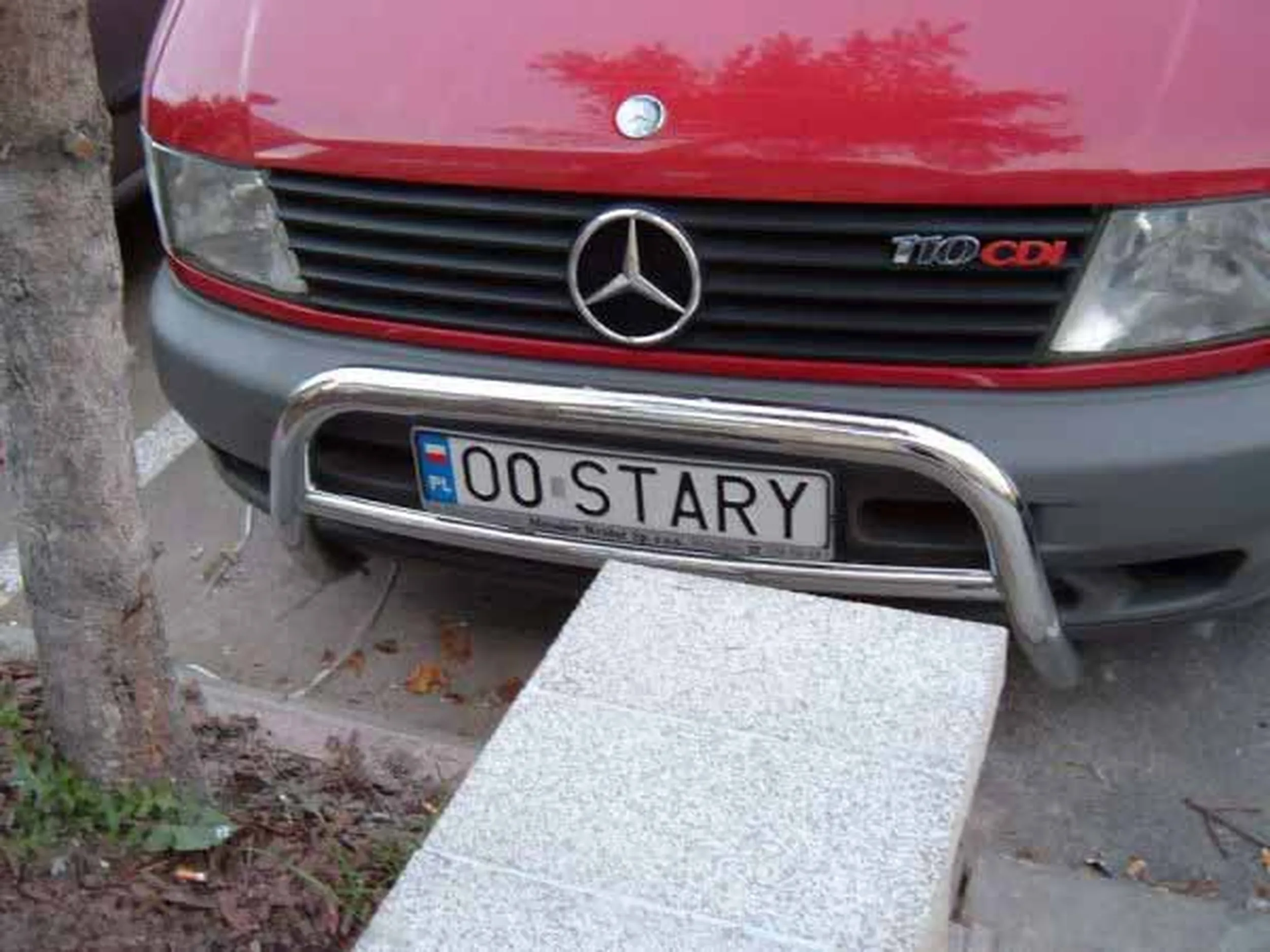 Fajny numer, blacha O0 STARY