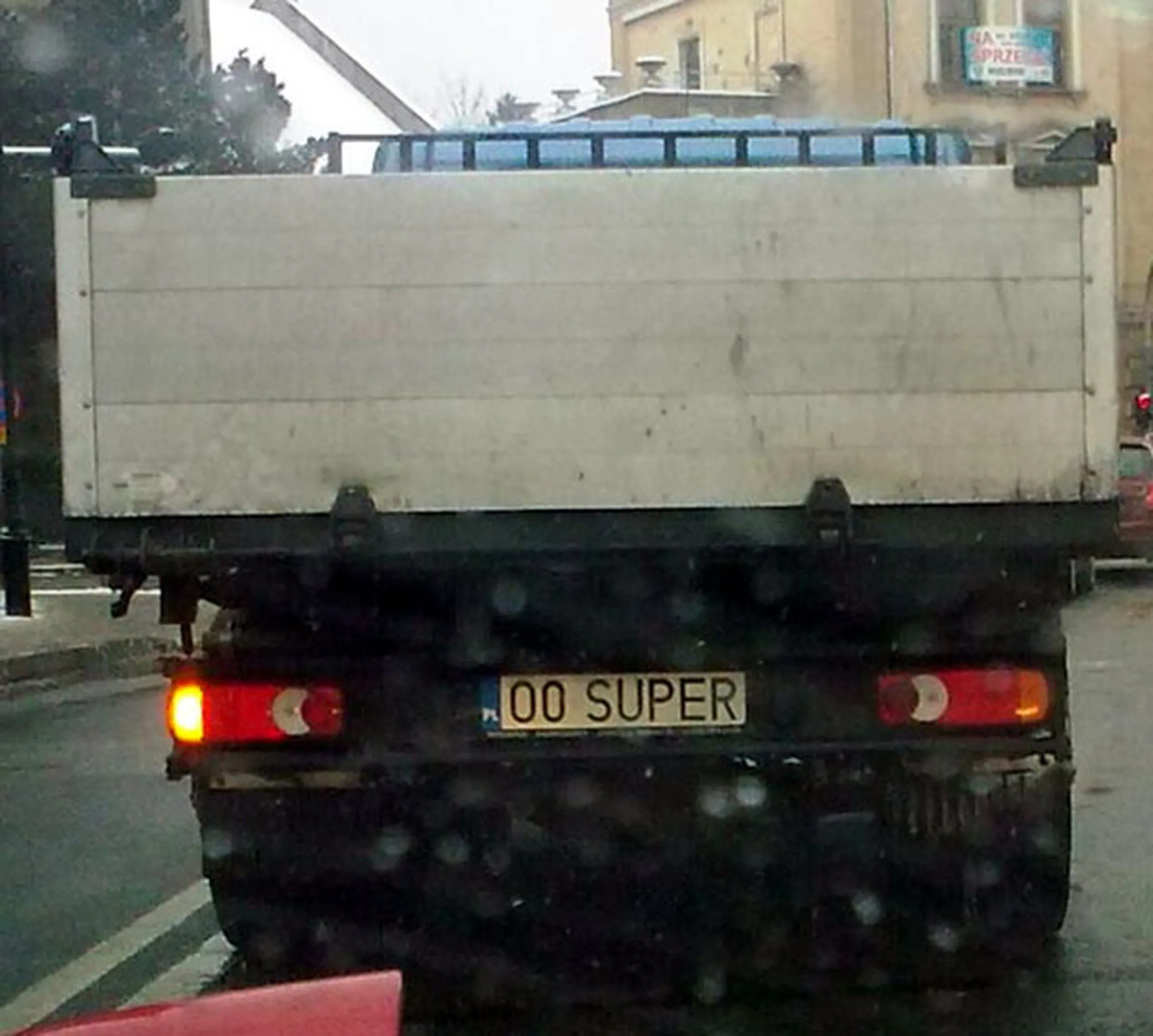 Fajny numer, blacha O0 SUPER