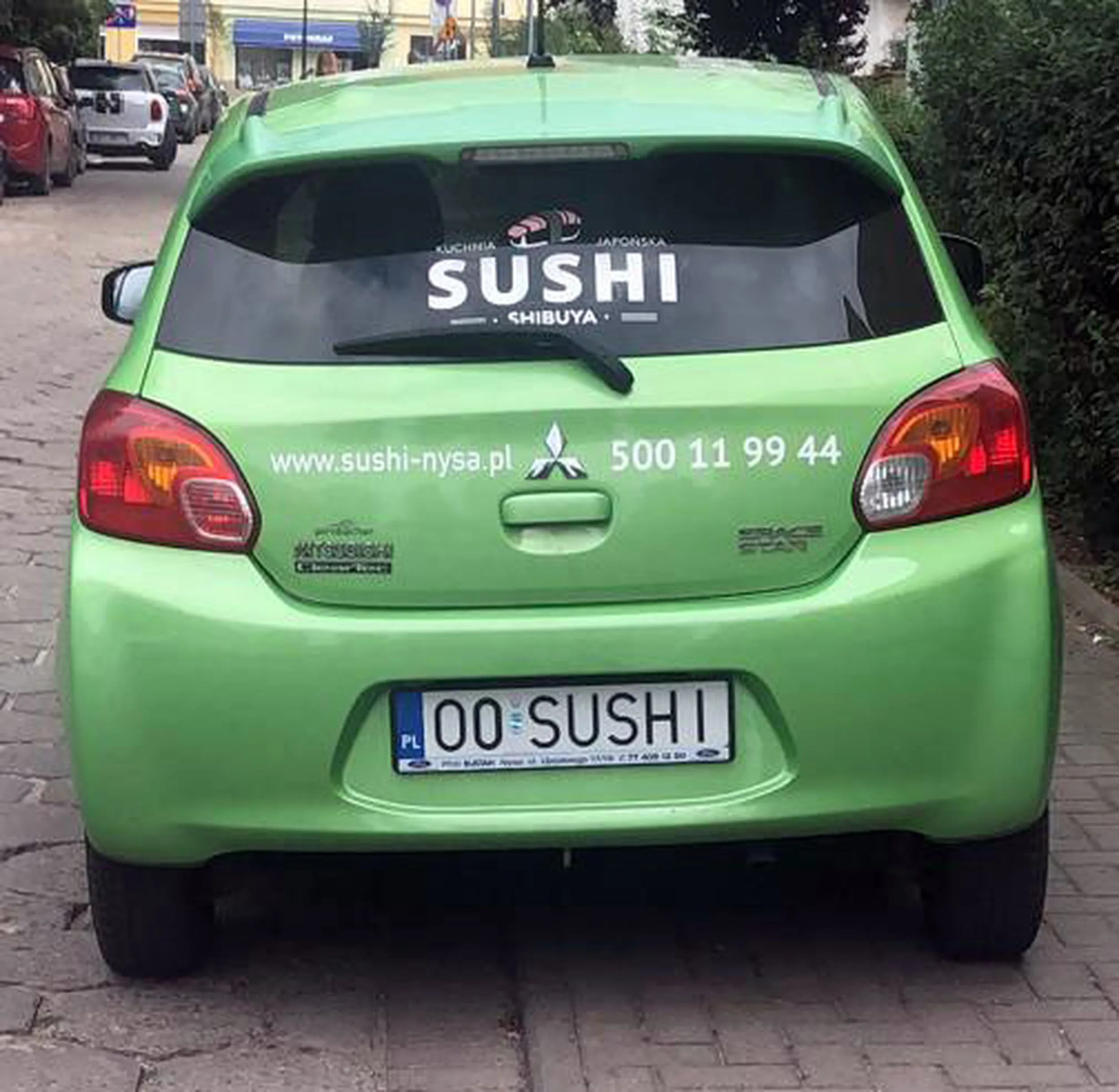 Fajny numer, blacha O0 SUSHI