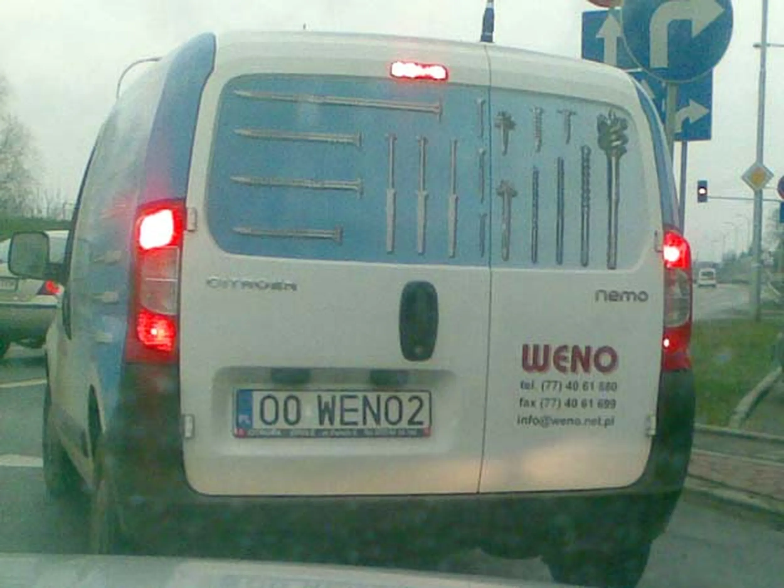 Fajny numer, blacha O0 WENO2