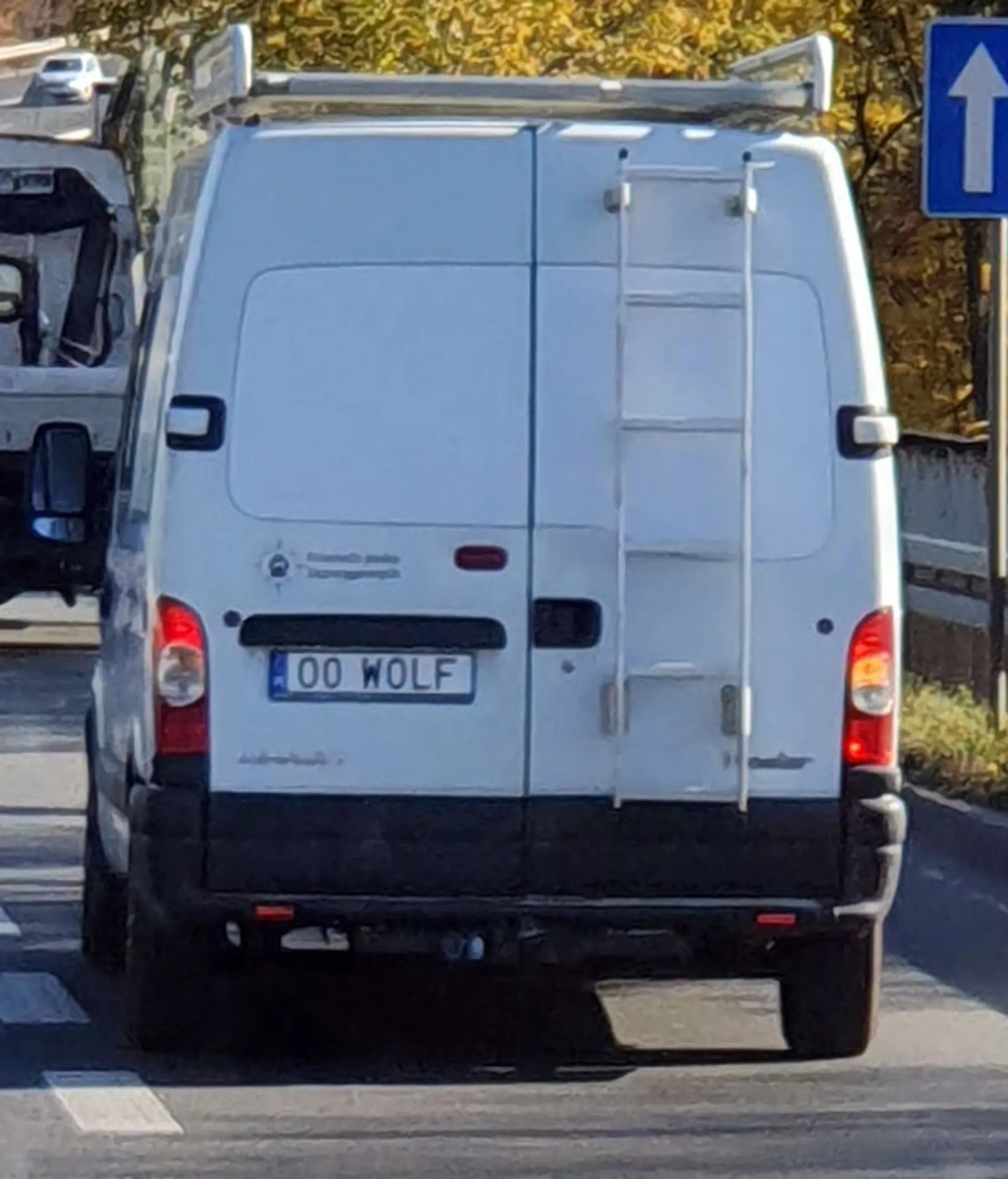 Fajny numer, blacha O0 WOLF