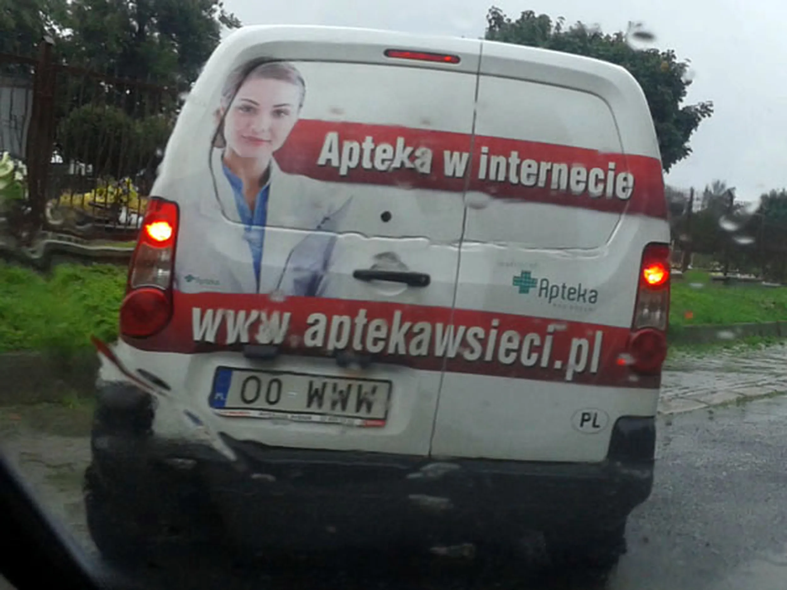 Fajny numer, blacha O0 WWW