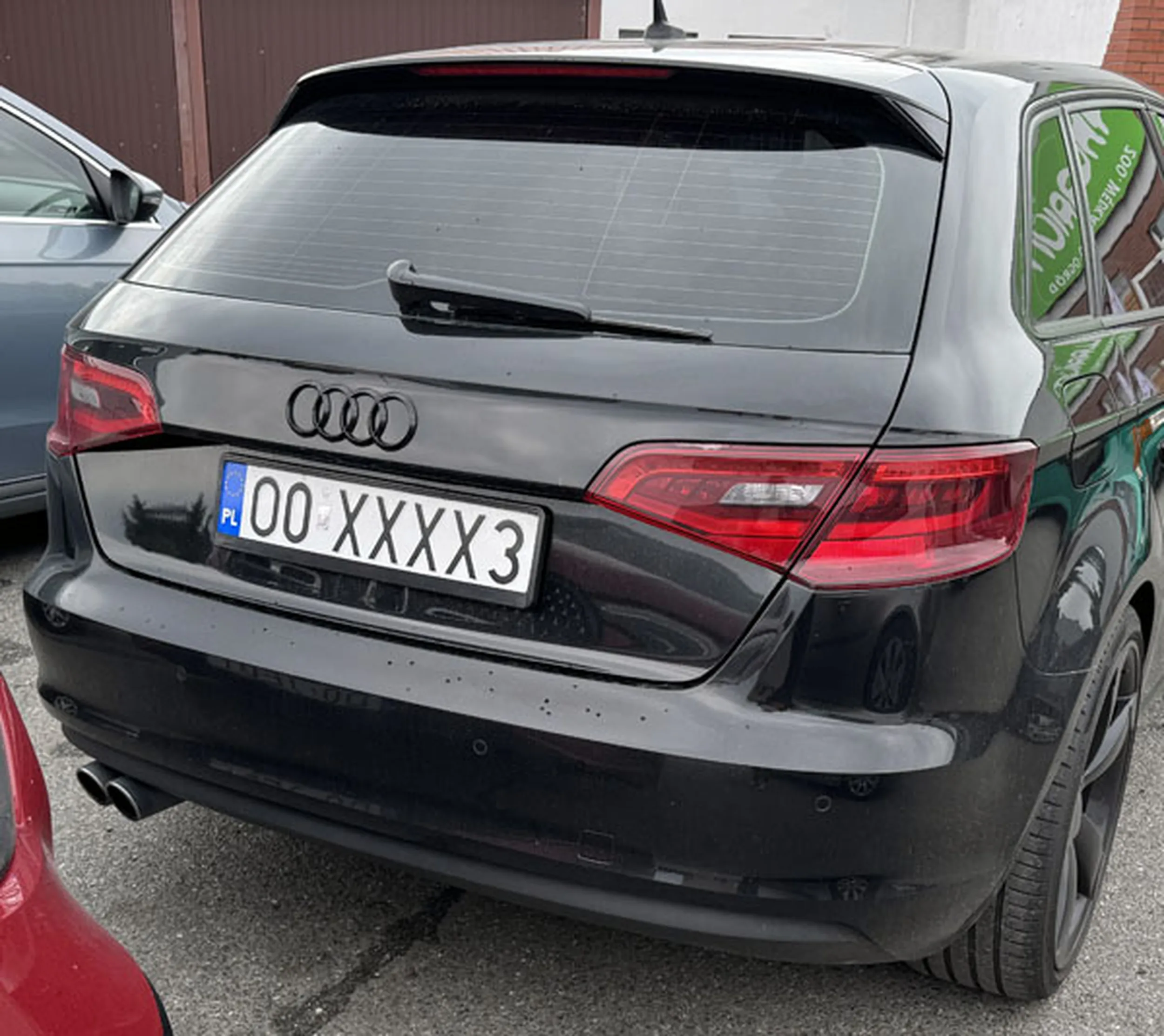 Fajny numer, blacha O0 XXXX3