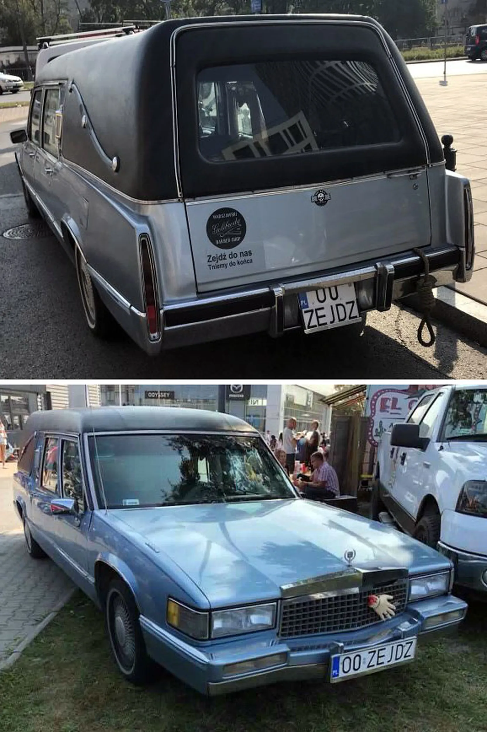 Fajny numer, blacha O0 ZEJDZ