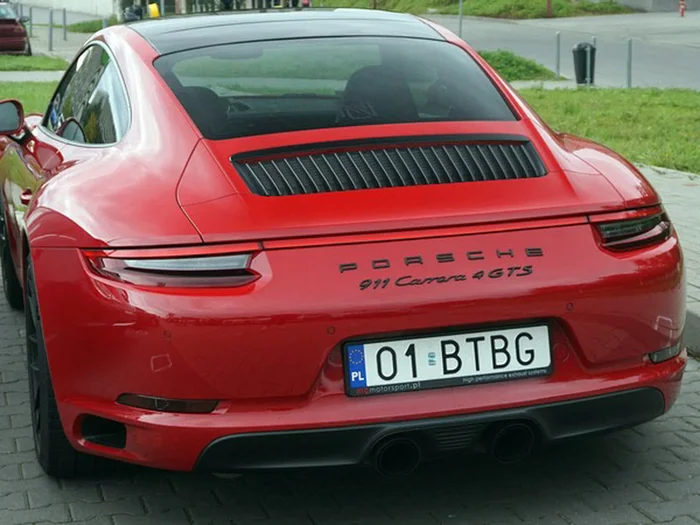 Fajny numer, blacha O1 BTBG