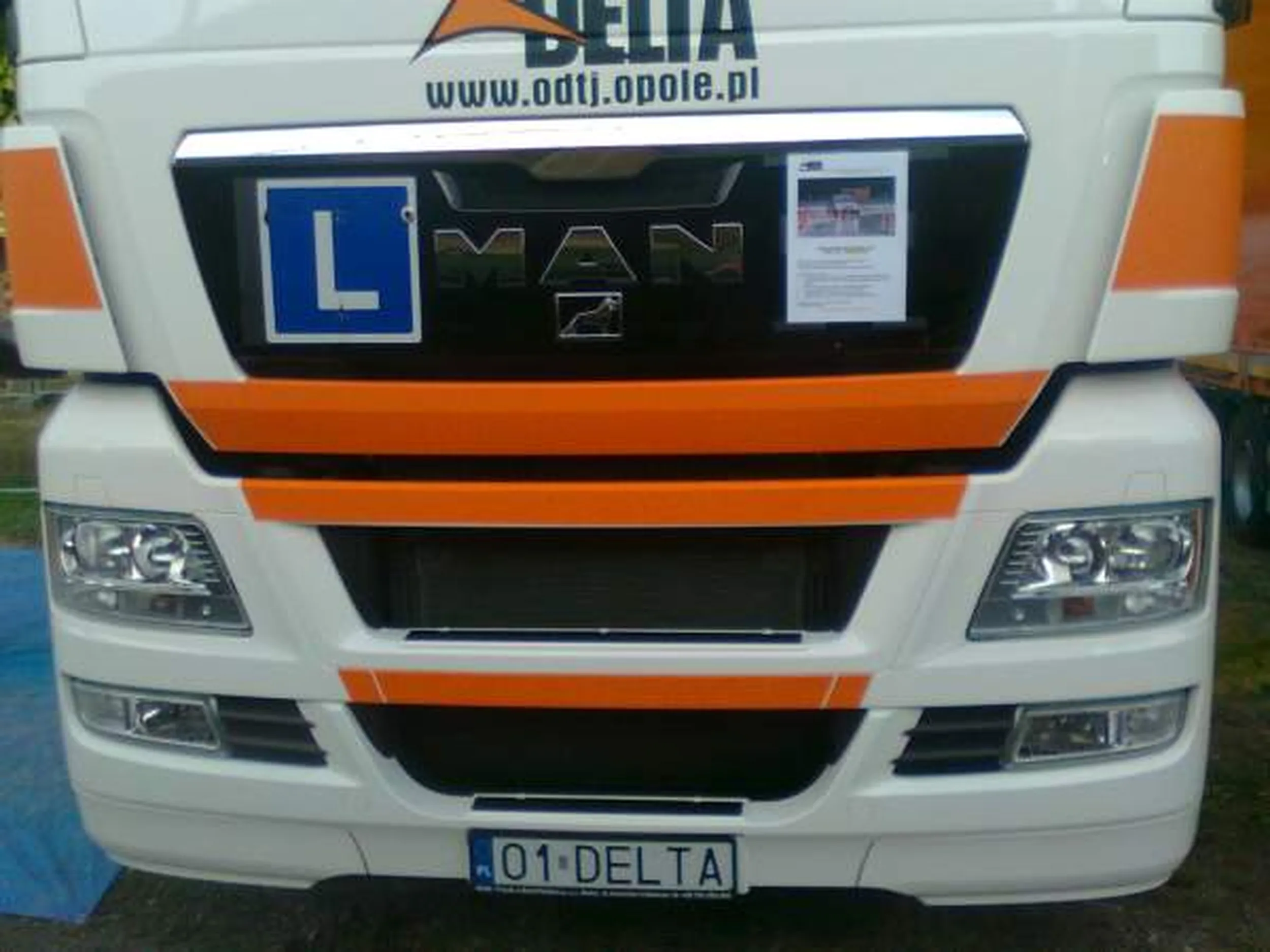 Fajny numer, blacha O1 DELTA