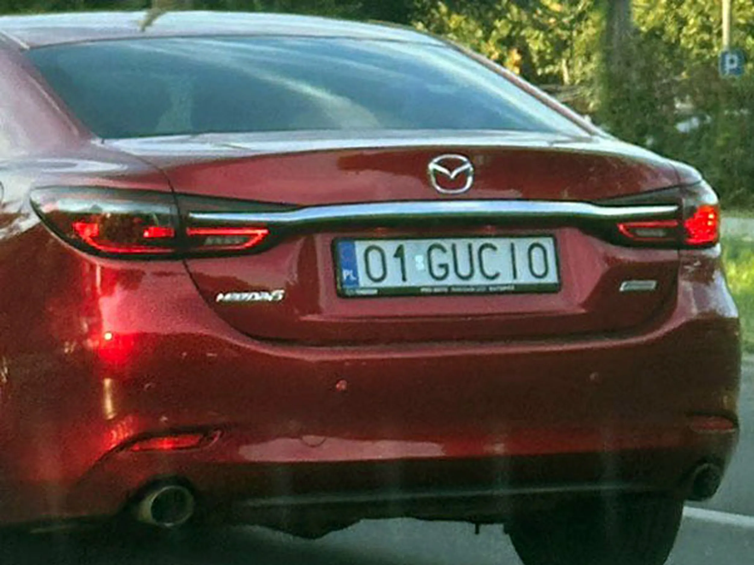 Fajny numer, blacha O1 GUCIO