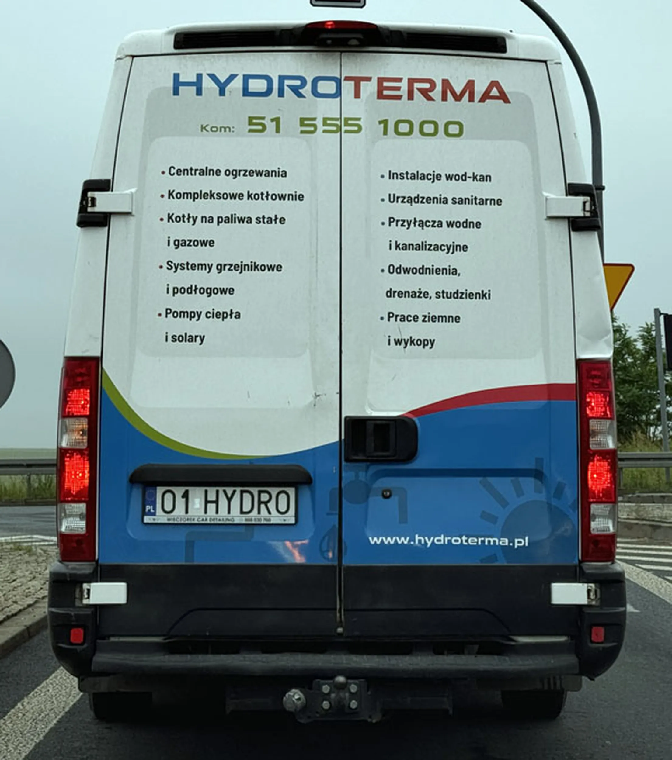 Fajny numer, blacha O1 HYDRO