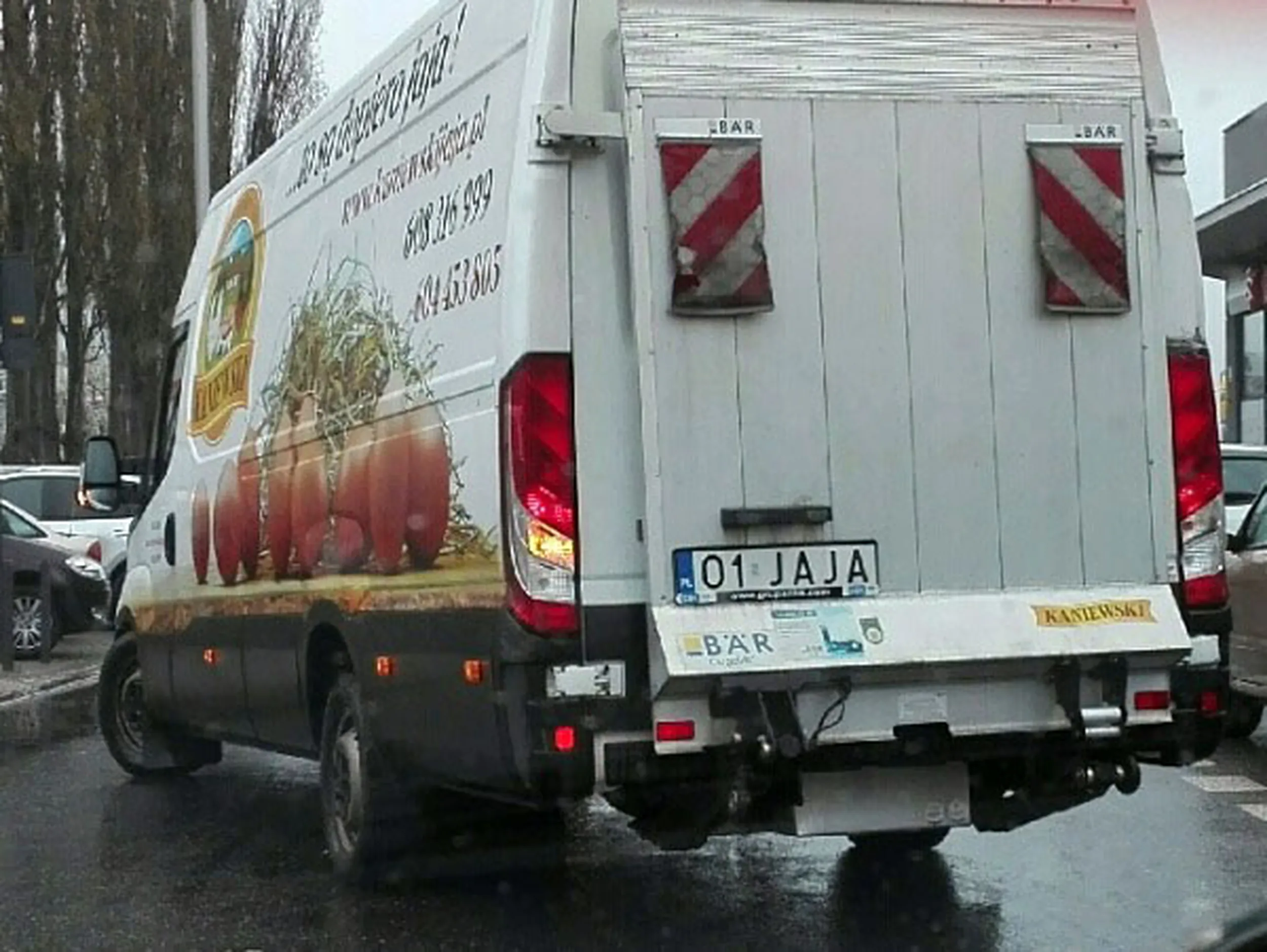 Fajny numer, blacha O1 JAJA