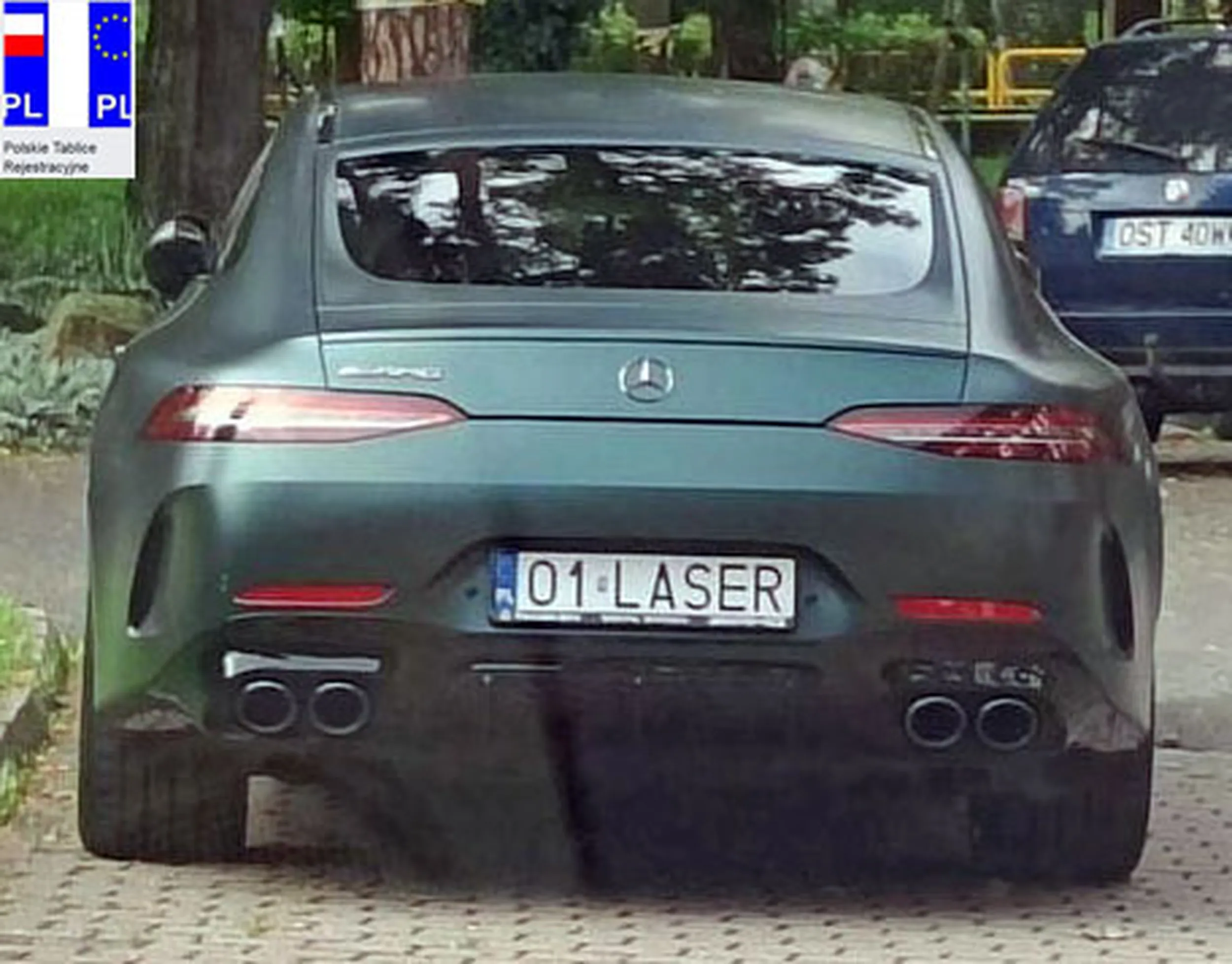 Fajny numer, blacha O1 LASER