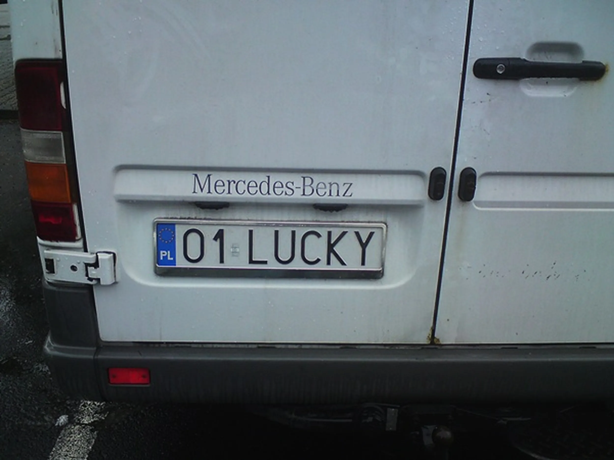 Fajny numer, blacha O1 LUCKY