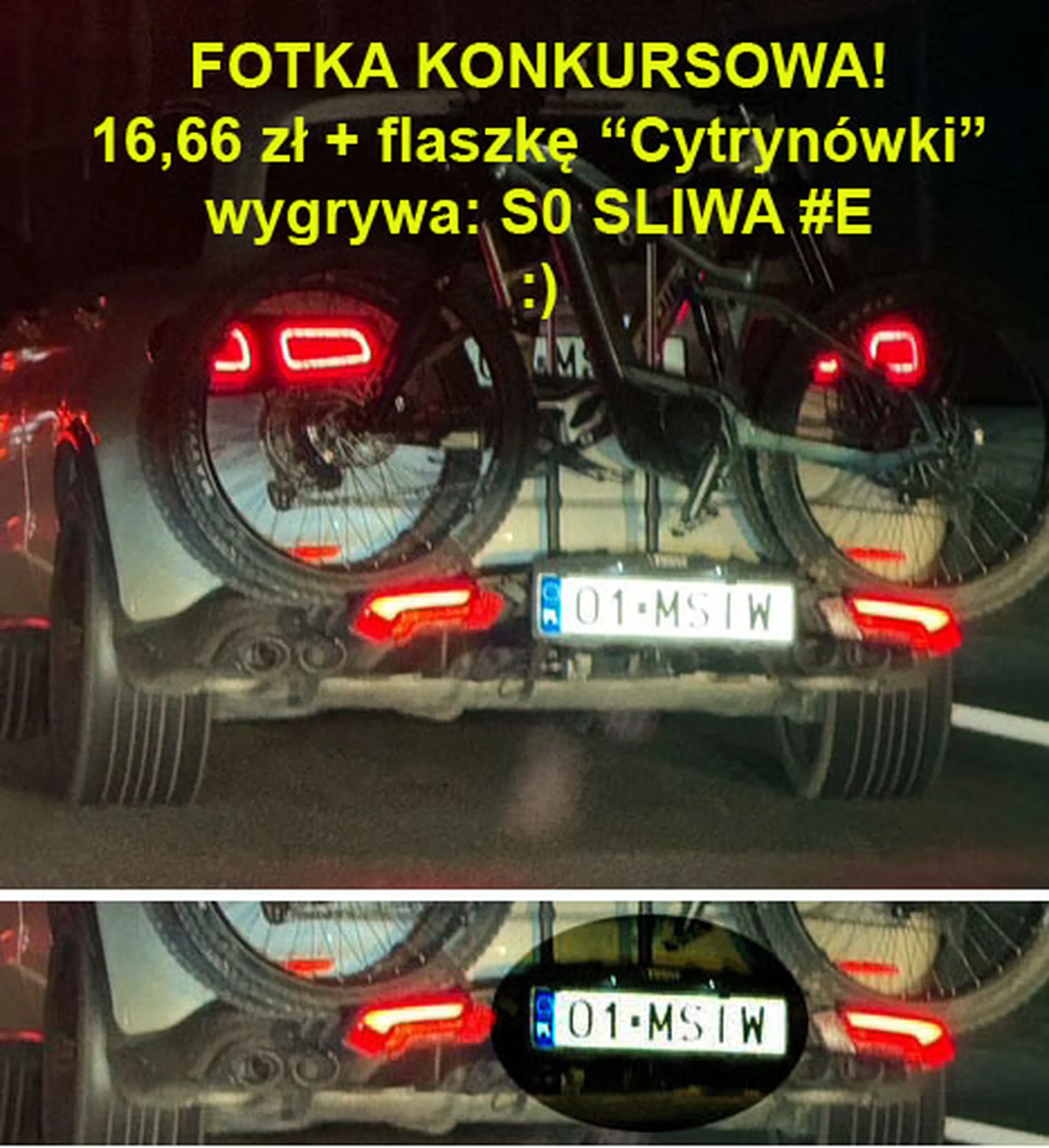 Fajny numer, blacha O1 MSIW