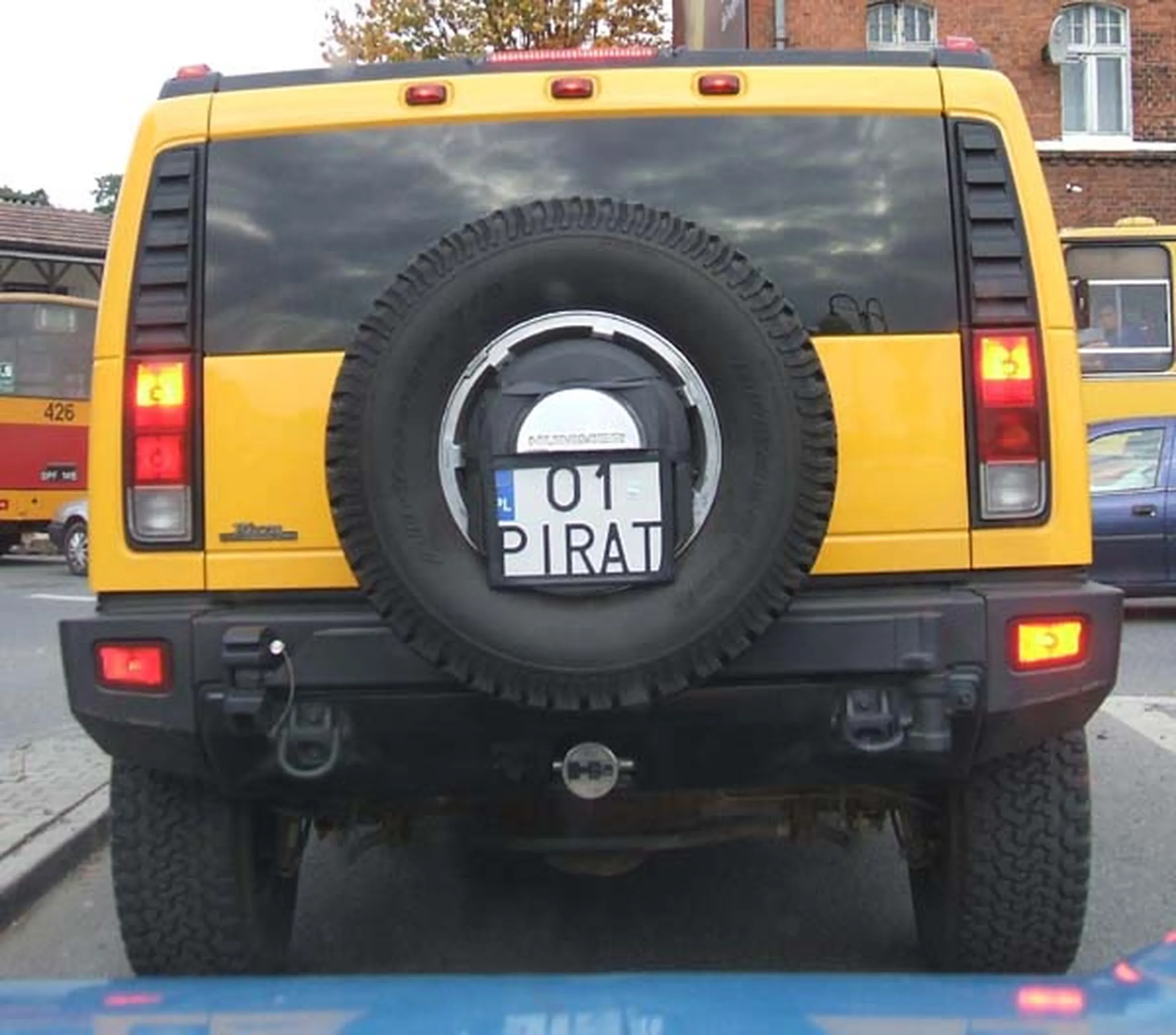 Fajny numer, blacha O1 PIRAT