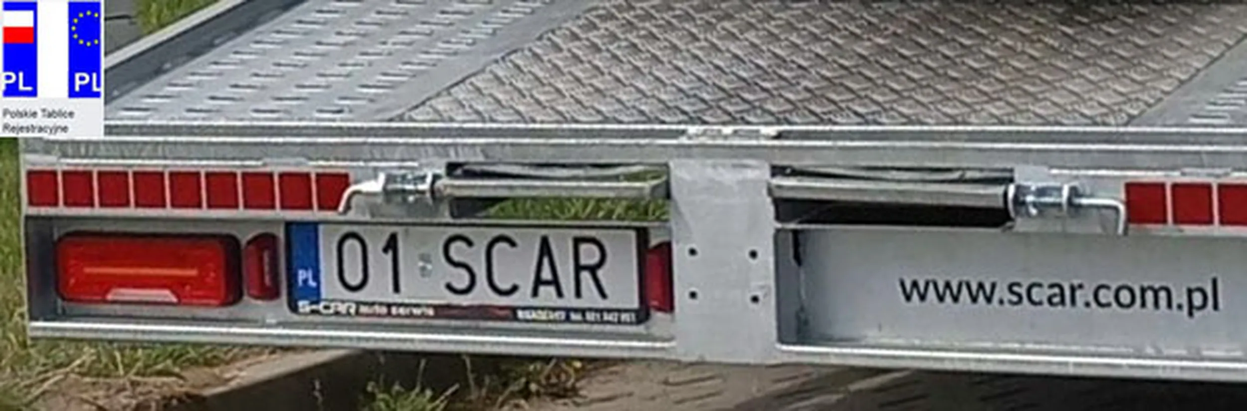 Fajny numer, blacha O1 SCAR