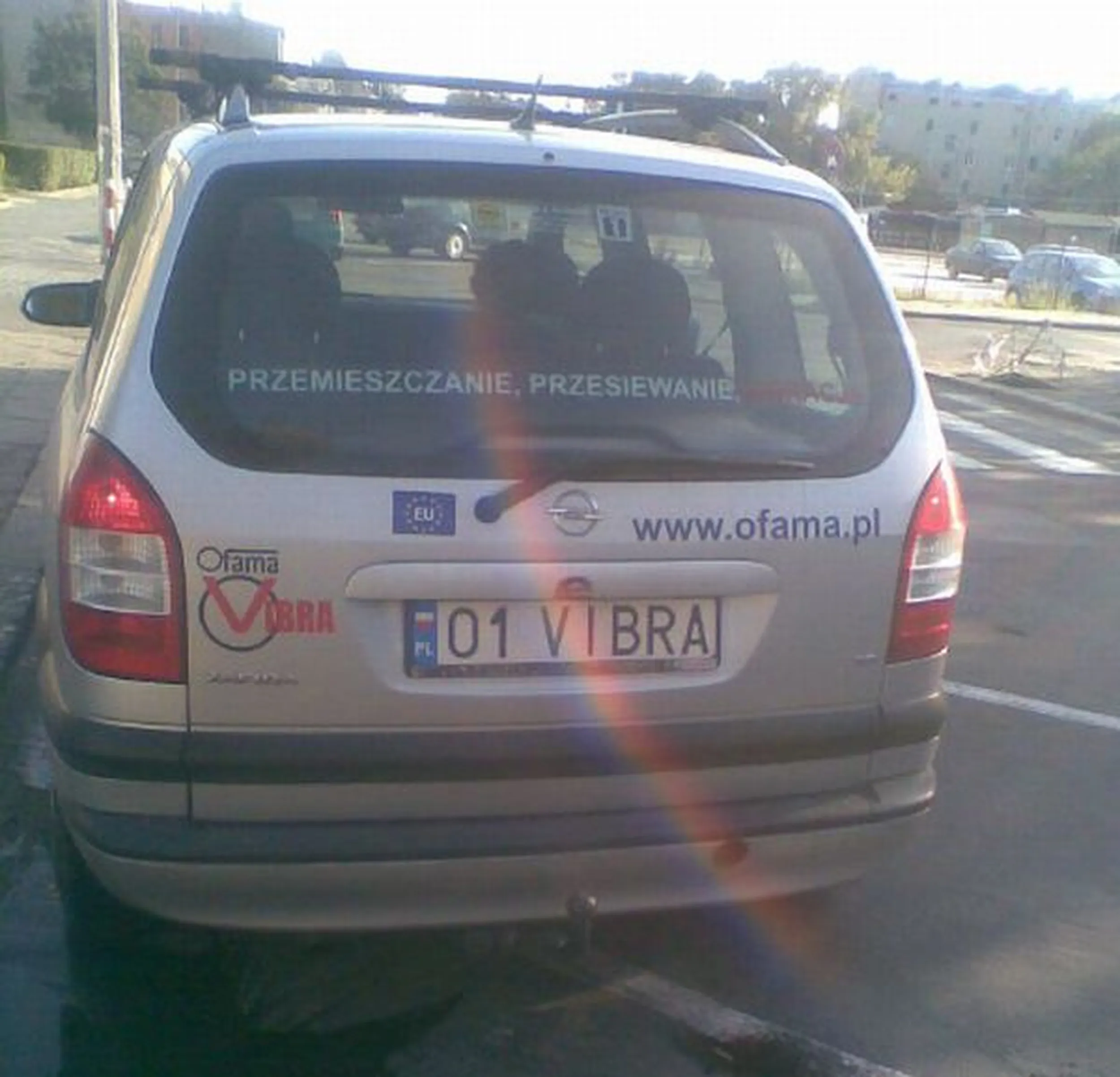 Fajny numer, blacha O1 VIBRA